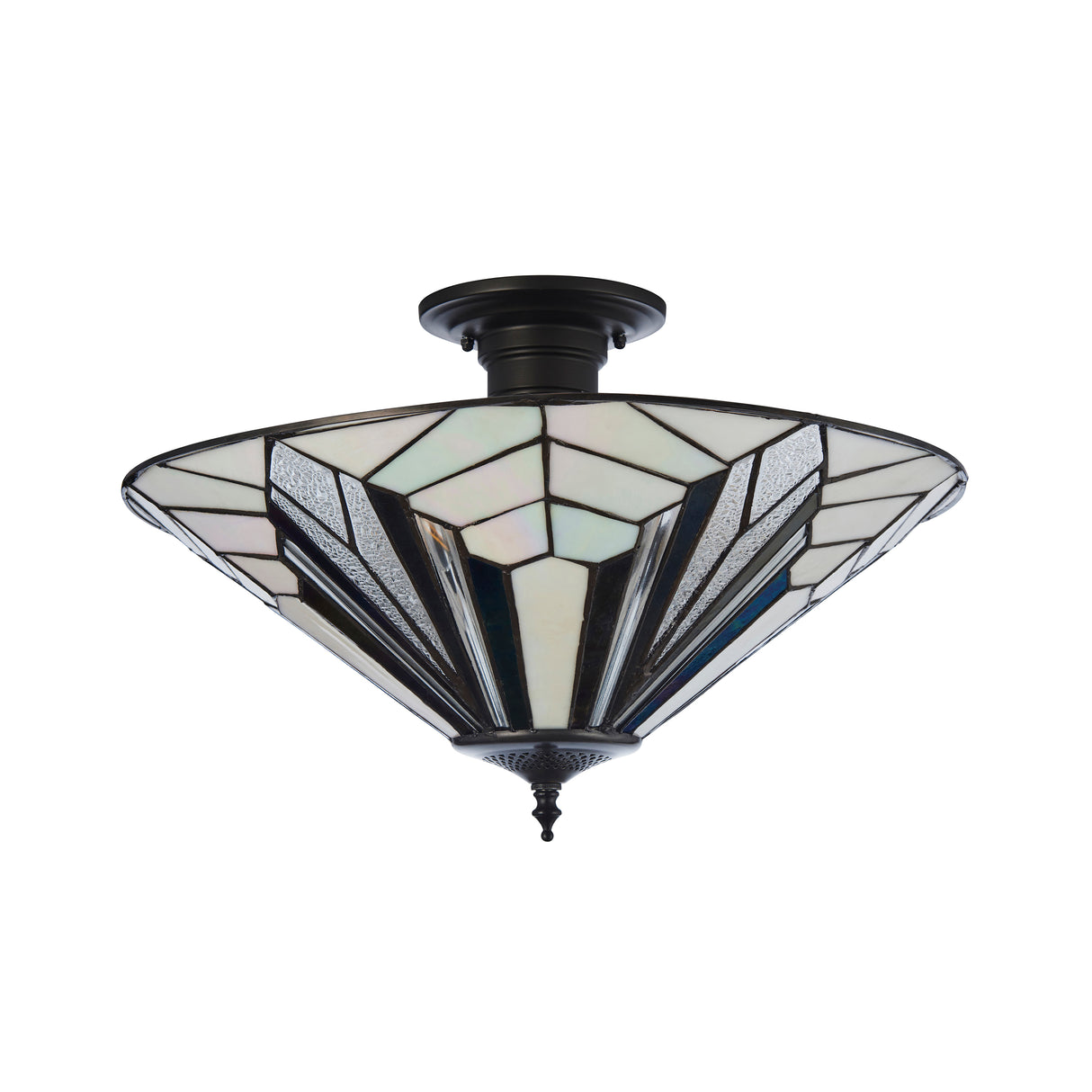 Tiffany Astoria 3lt Semi Flush Ceiling Light