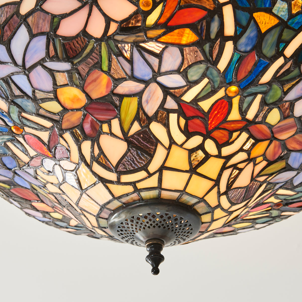Tiffany Sullivan 3lt Semi Flush Ceiling Light