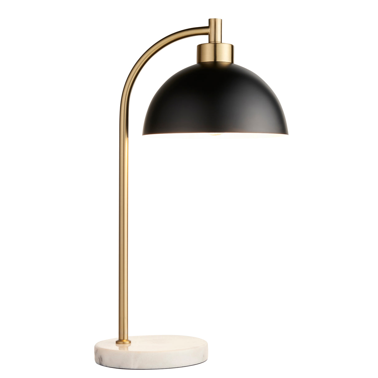 Endon Buchanan Task Table Lamp Black & Marble