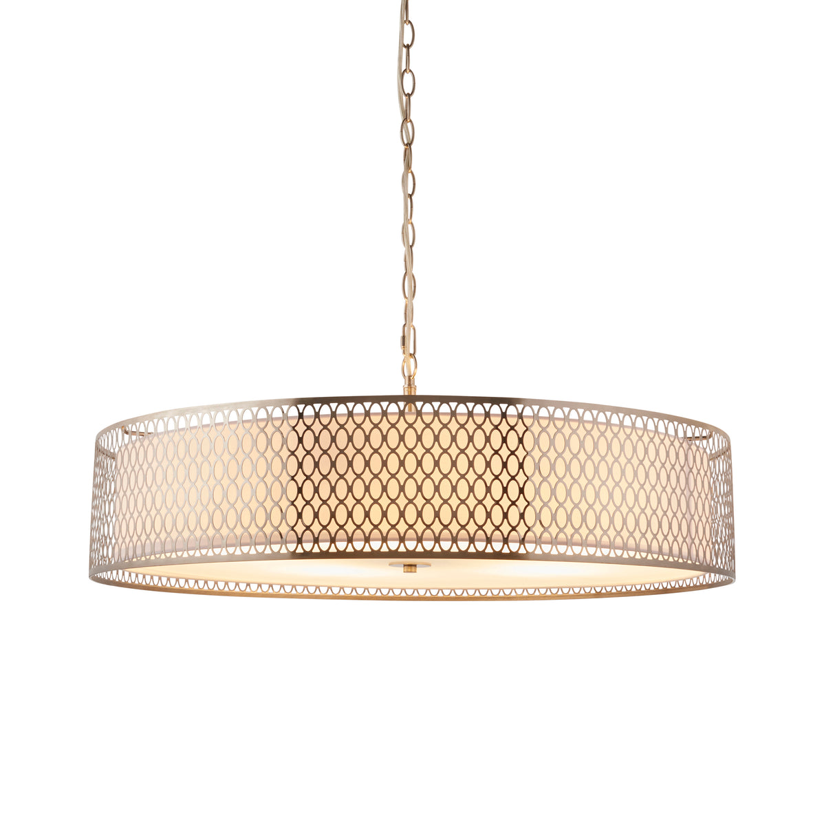 Endon Cordero Grand Pendant Satin Nickel