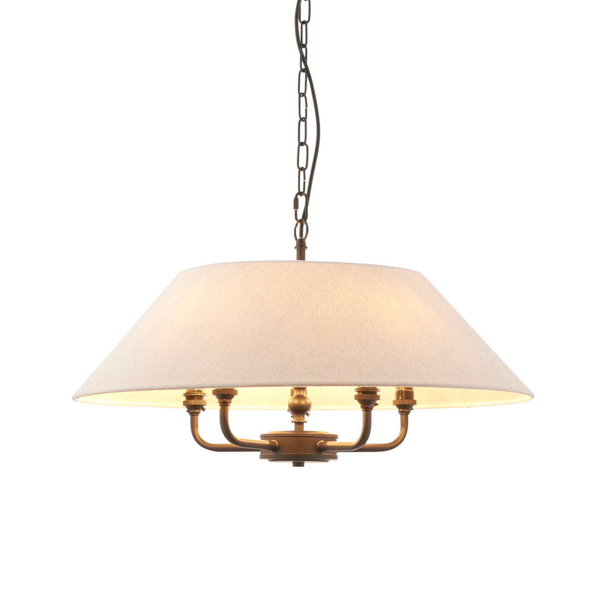Endon Lille Pendant Chandelier Matt Black