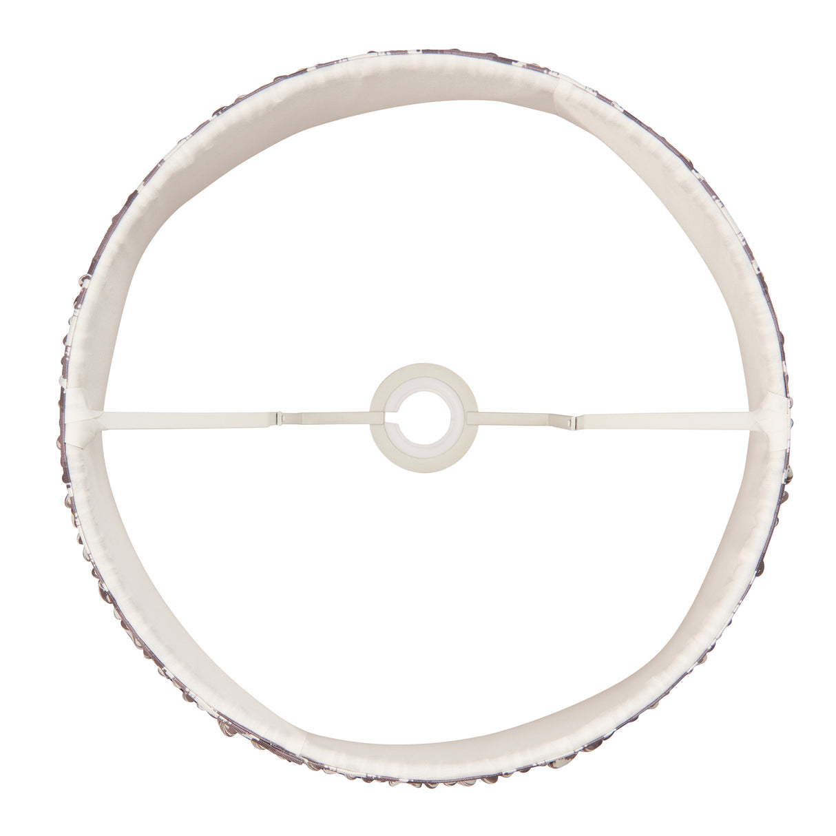 Endon Ikat 35cm Tapered Shade Pearl Grey