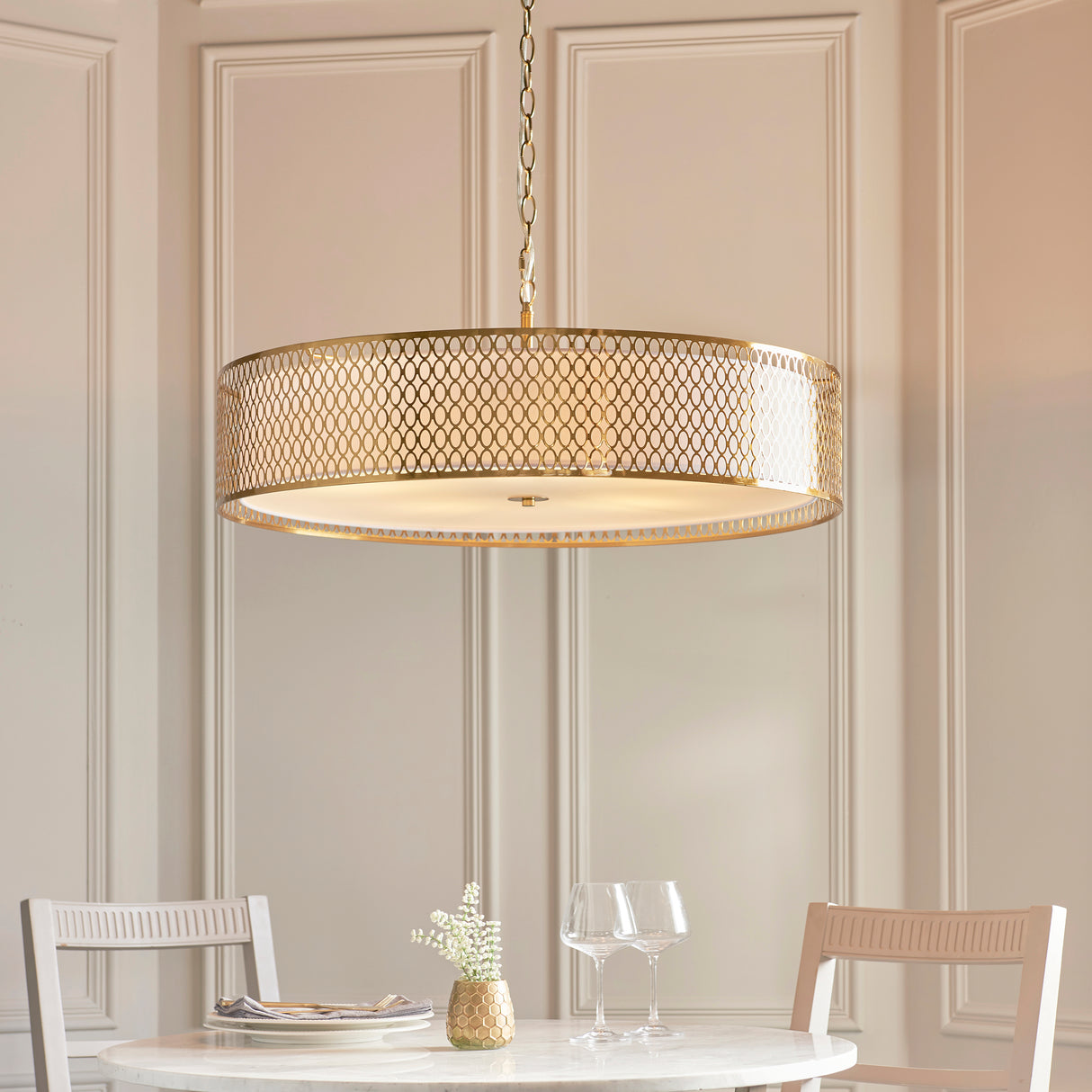 Endon Cordero Grand Pendant Gold