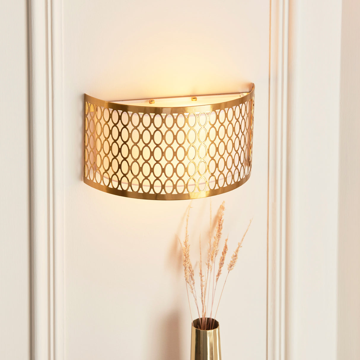 Endon Cordero Wall Light Gold