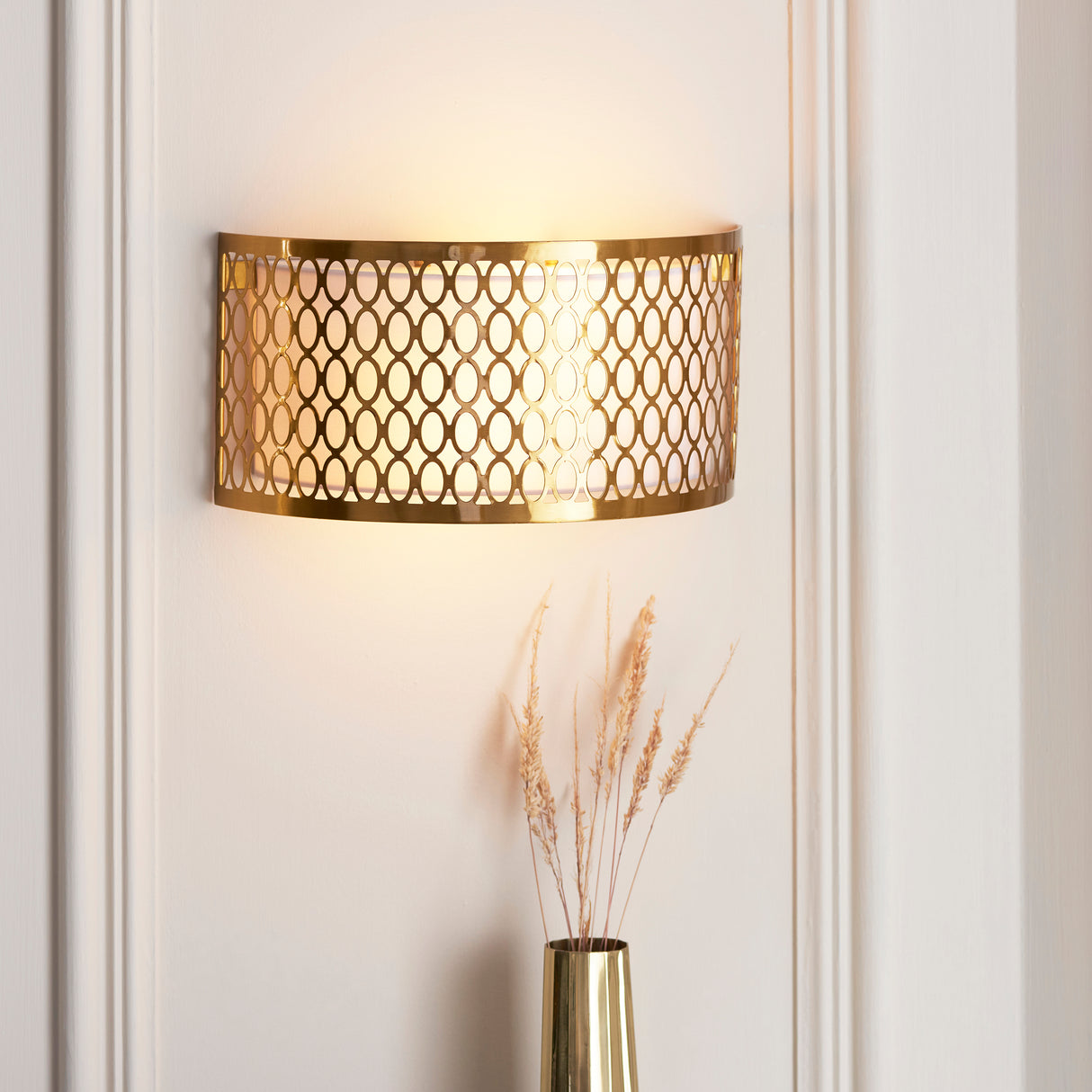 Endon Cordero Wall Light Gold