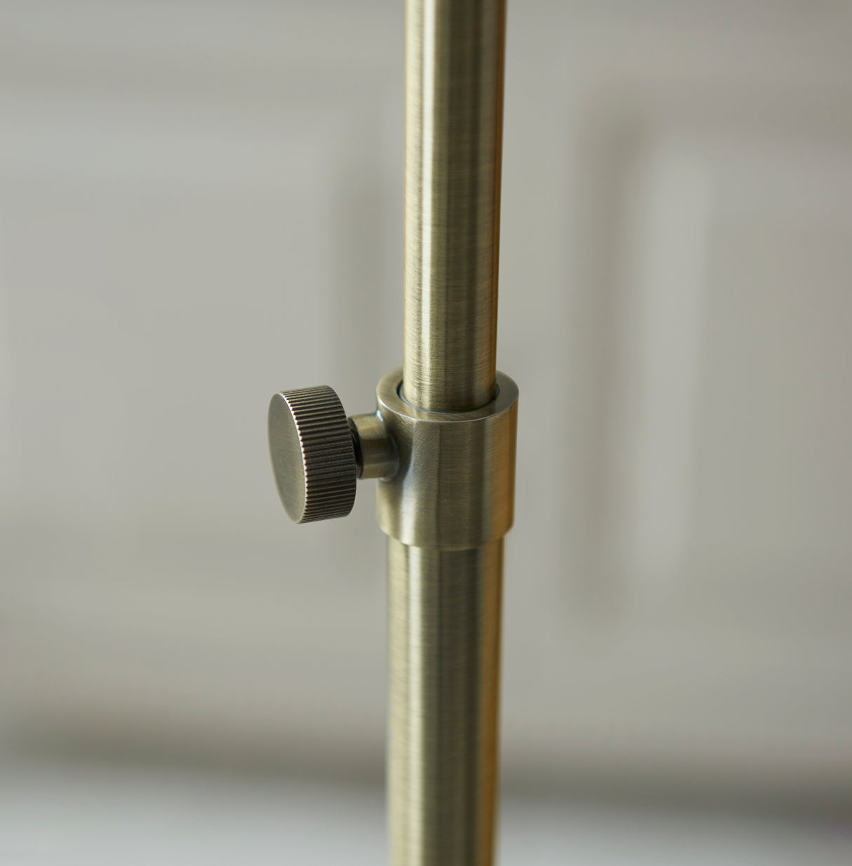 Endon Pharmacy Reading Floor Lamp Antique Brass with Opal Glass