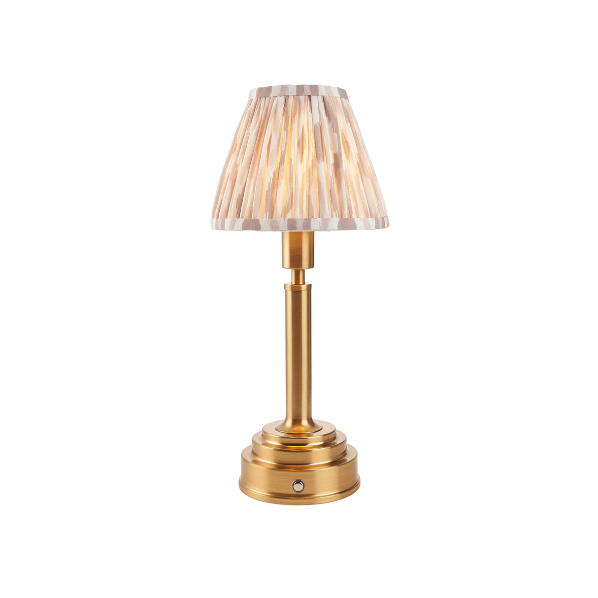 Endon Upton Rechargeable Table Lamp Base Aged Brass