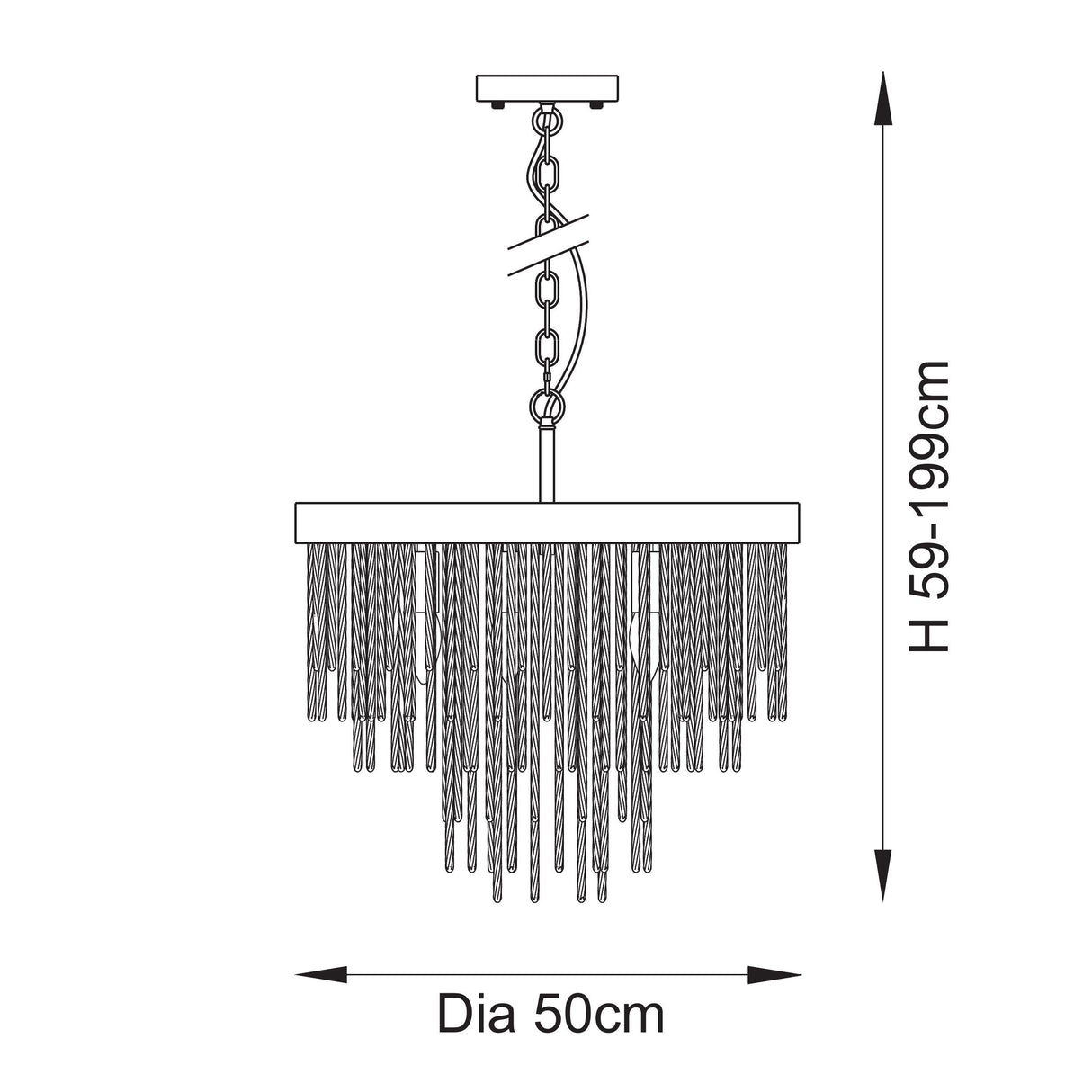 Endon Anistoria 5Lt Pendant Brushed aged brass plate & clear glass