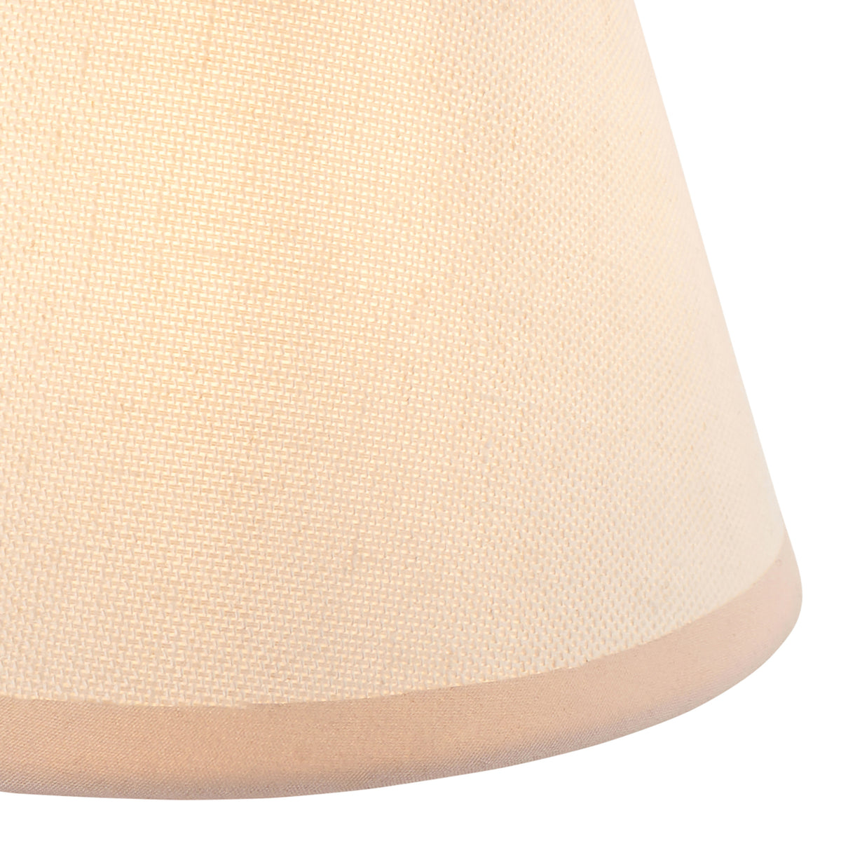Endon Diamond Angle & Ivy 16cm Wall Antique brass & vintage white fabric