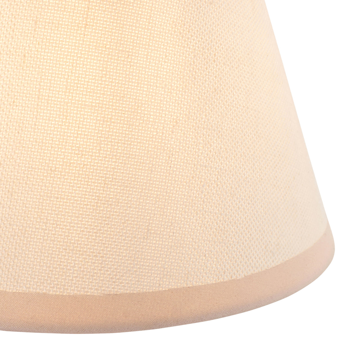 Endon Halo Tall & Ivy 16cm Wall Antique brass & vintage white fabric