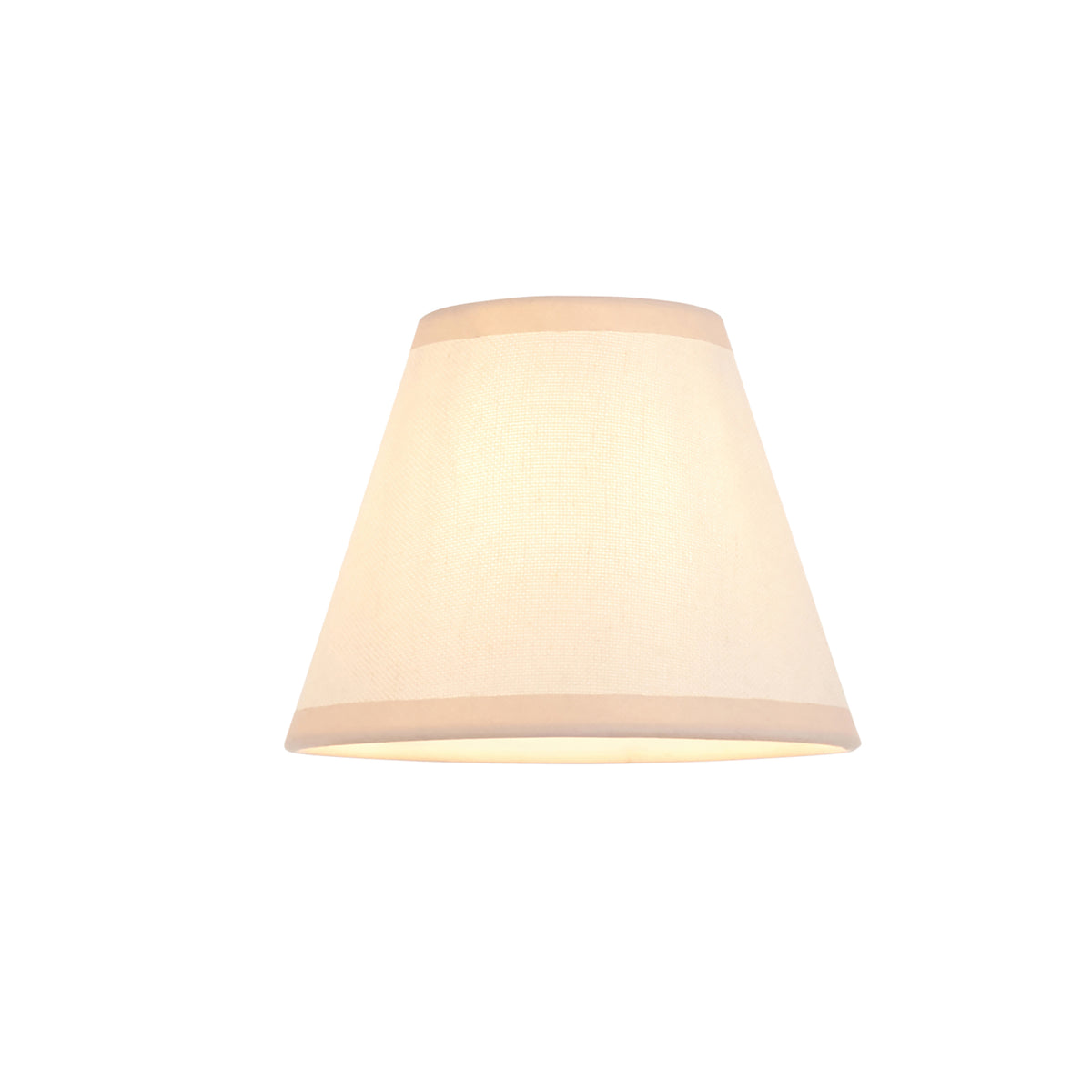 Endon Halo Tall & Ivy 16cm Wall Antique brass & vintage white fabric