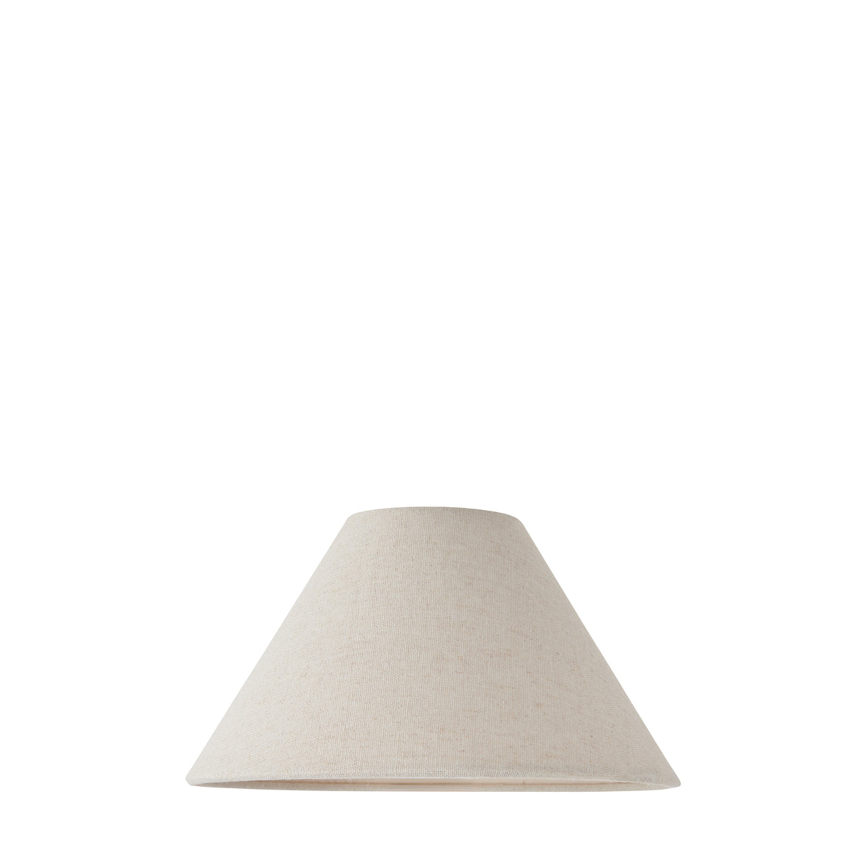Endon Avalon 22cm Tapered Shade Natural faux linen