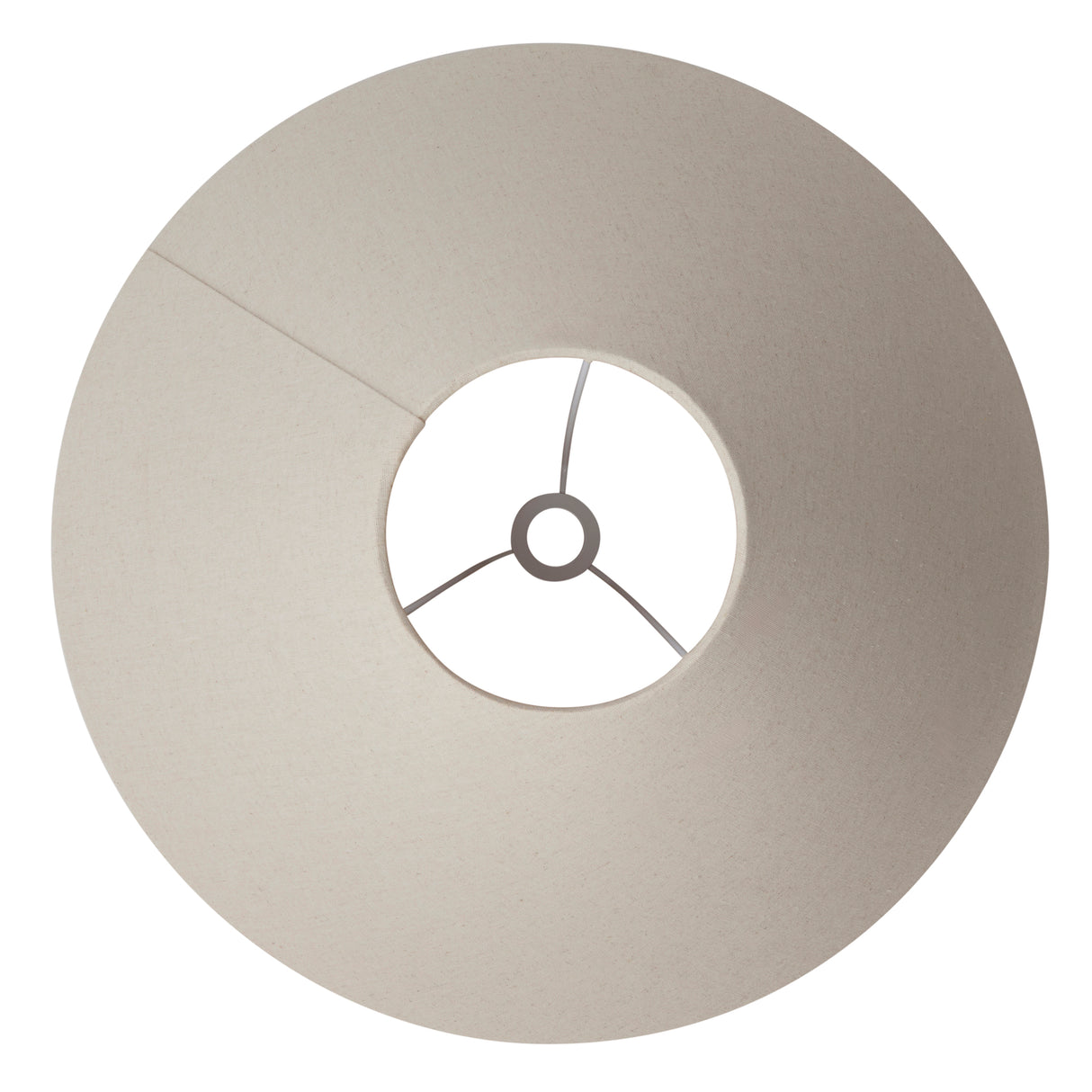 Endon Avalon 52cm Tapered Shade Natural faux linen