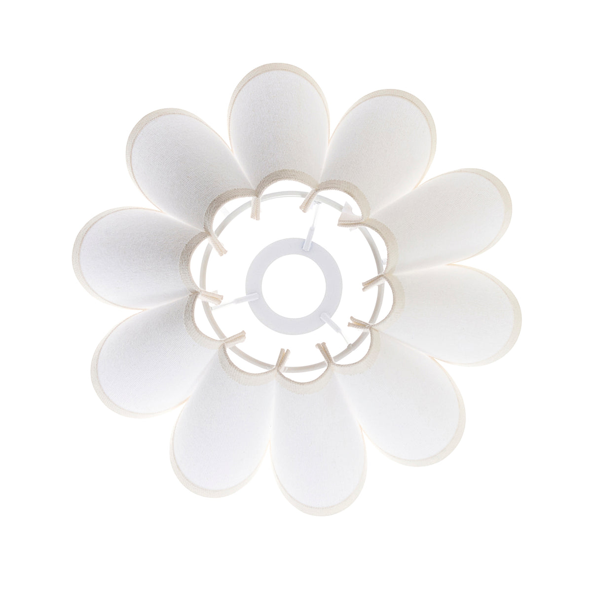 Endon Ayla 22cm Tapered Shade Vintage white cotton