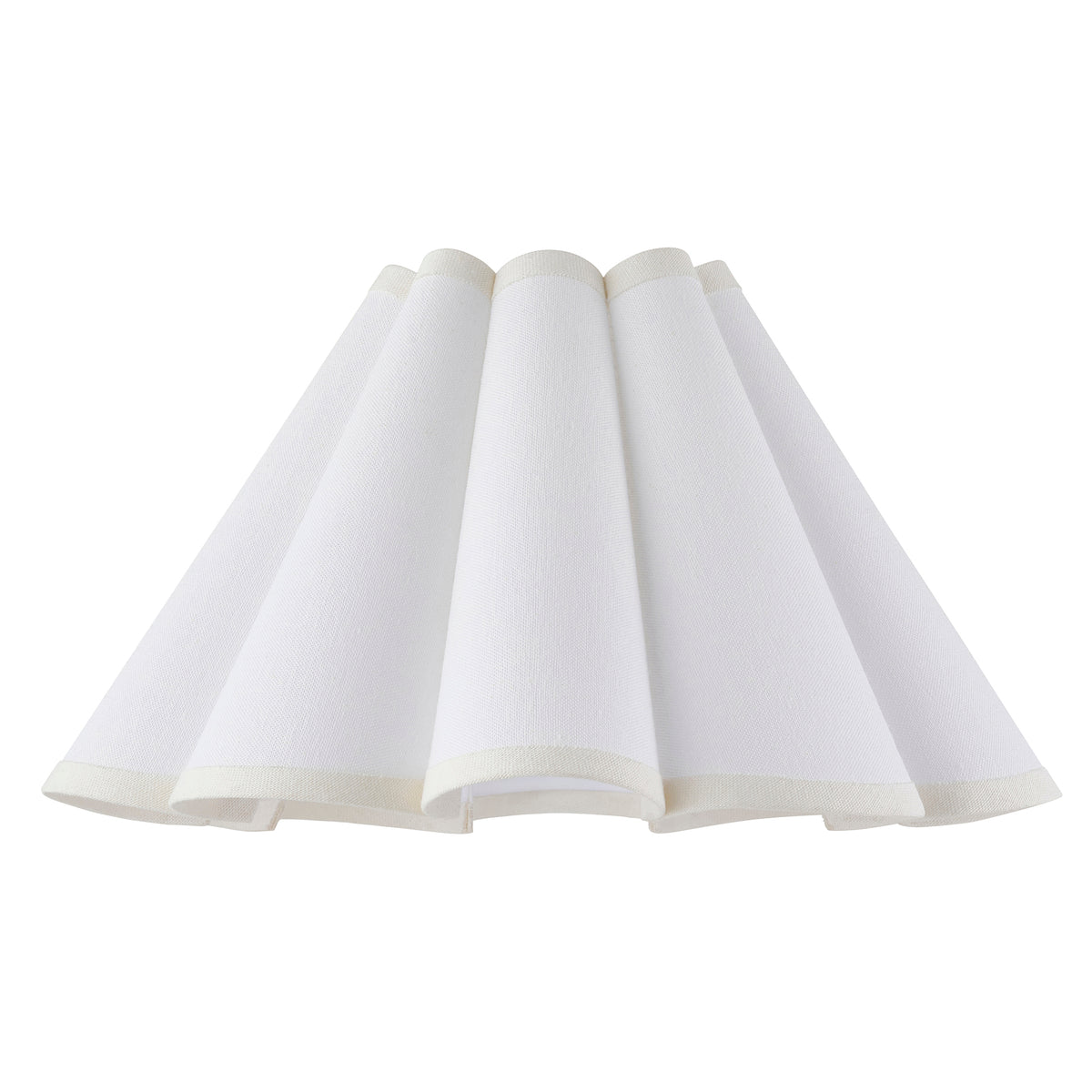 Endon Ayla 31cm Tapered Shade Vintage white cotton