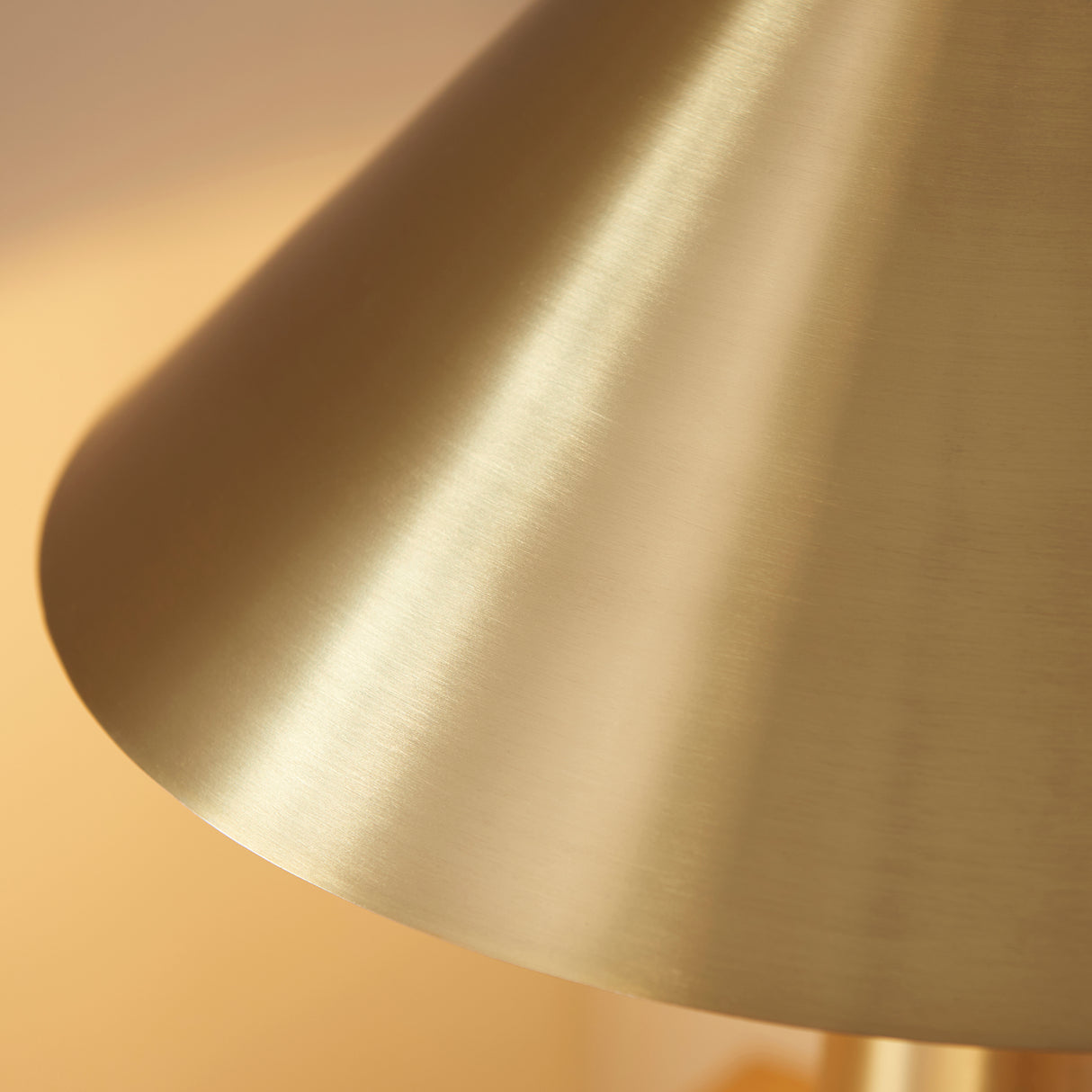 Endon Isak Table Lamp Brushed Aged Brass