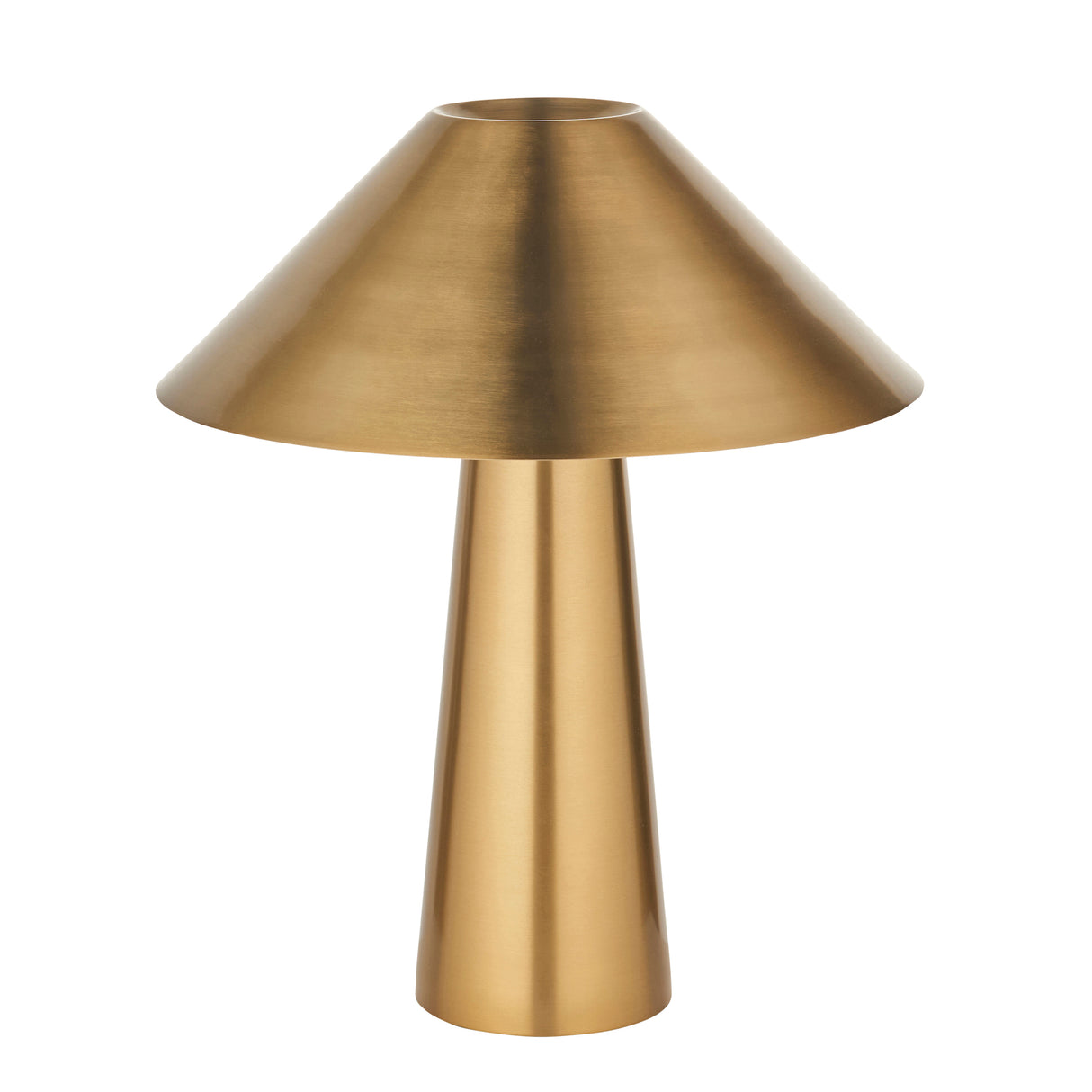 Endon Isak Table Lamp Brushed Aged Brass