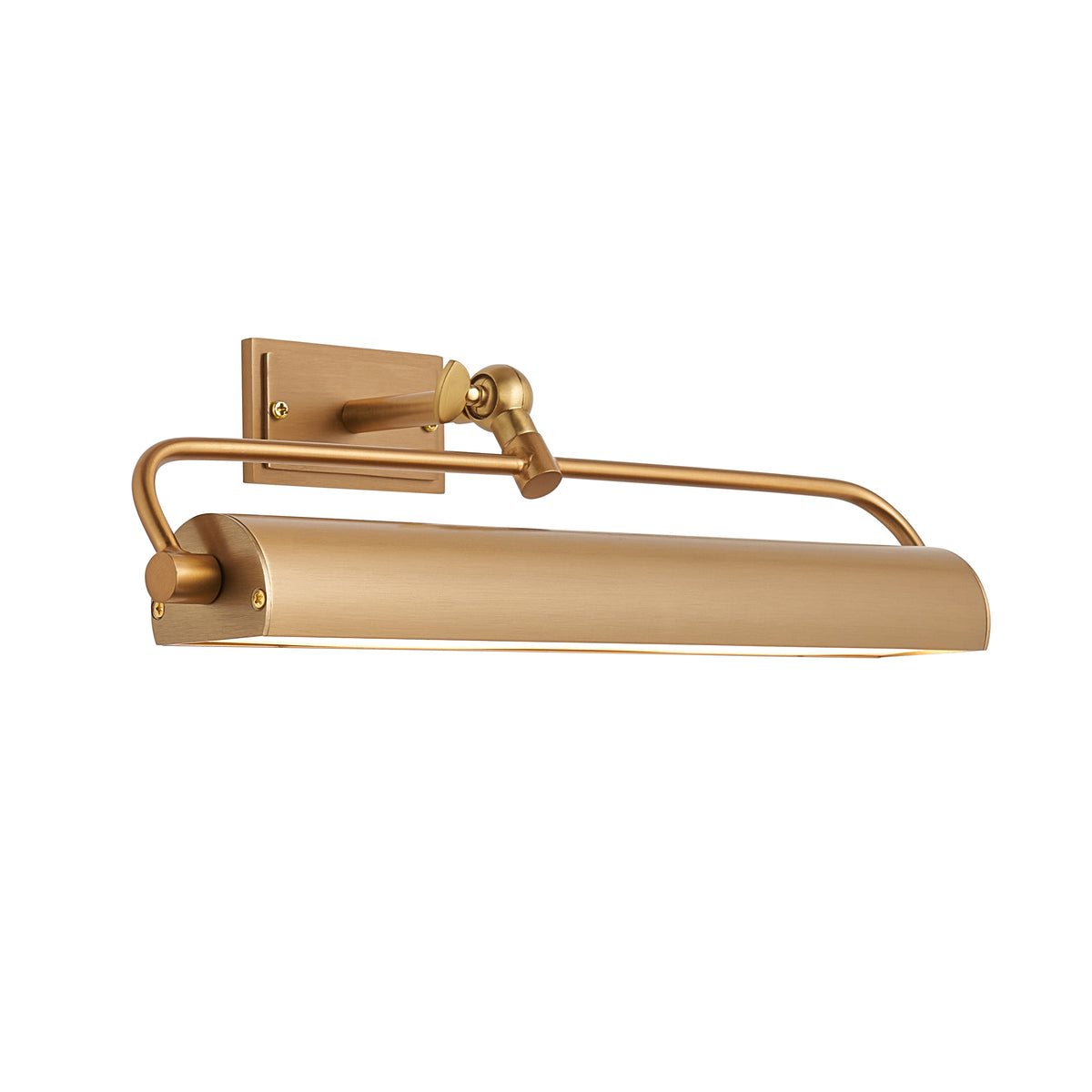 Endon Nantes Rechargeable Picture Light Warm brass plate & frosted pc