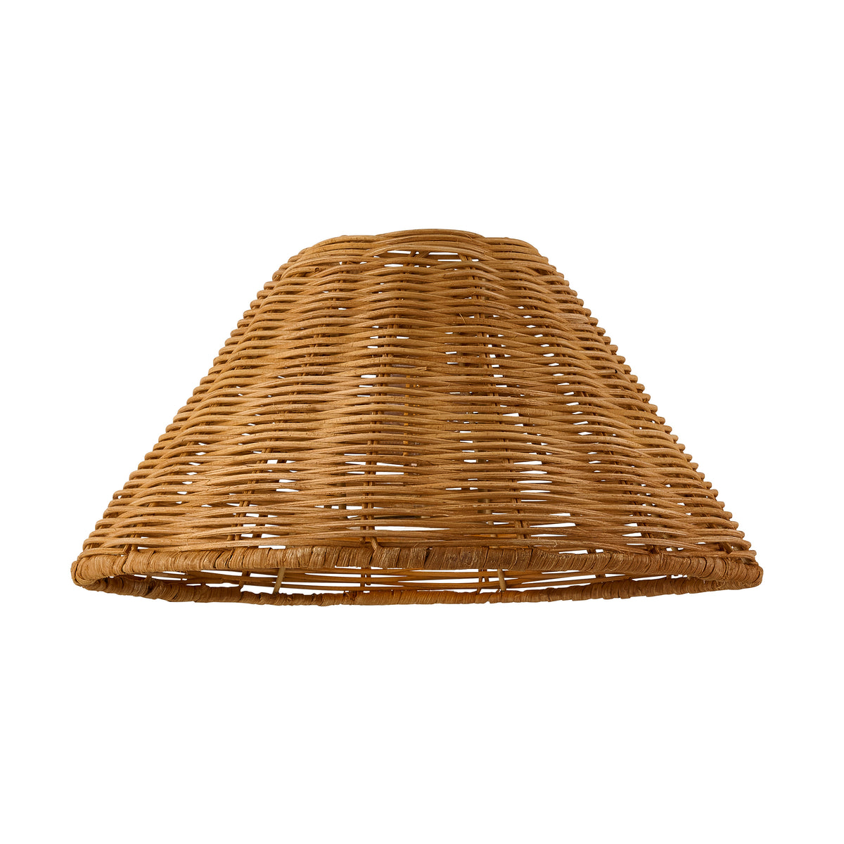 Endon Rattan 22cm Tapered Shade Dark rattan