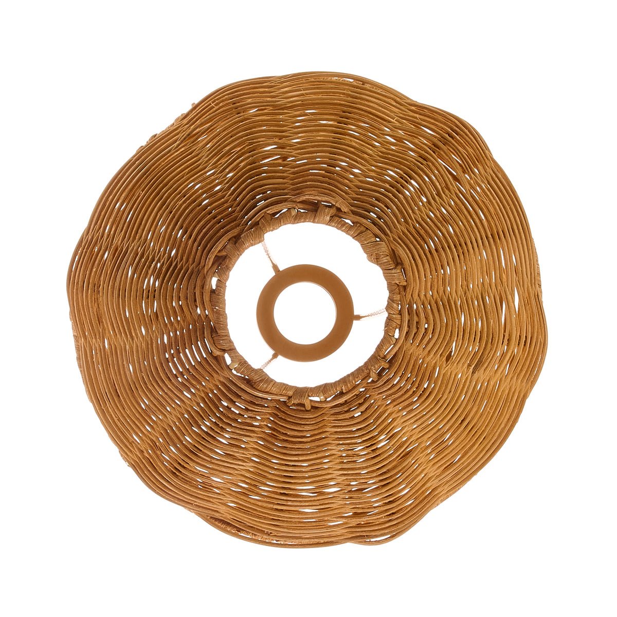 Endon Rattan 22cm Tapered Shade Dark rattan