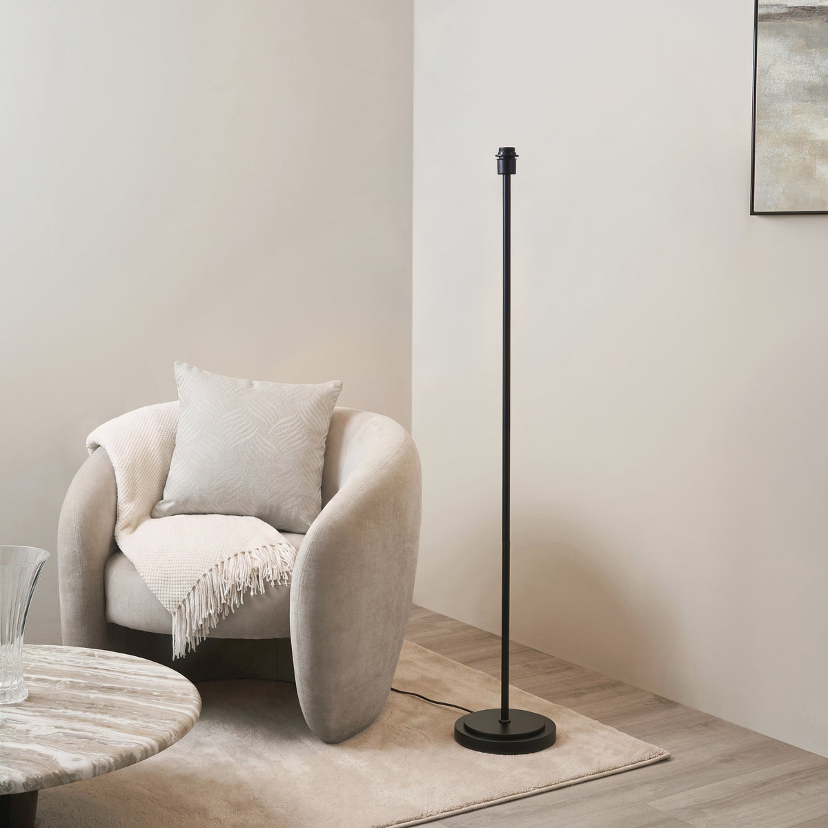 Endon Arlo Floor base Matt black
