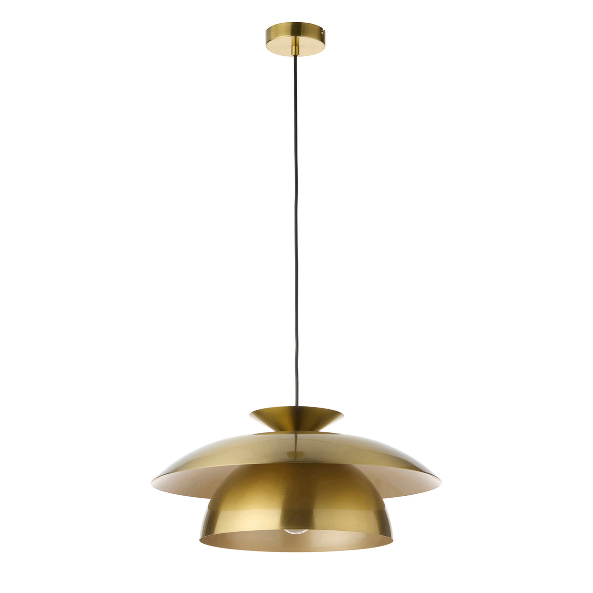 Endon Lyon Pendant Satin brass plate