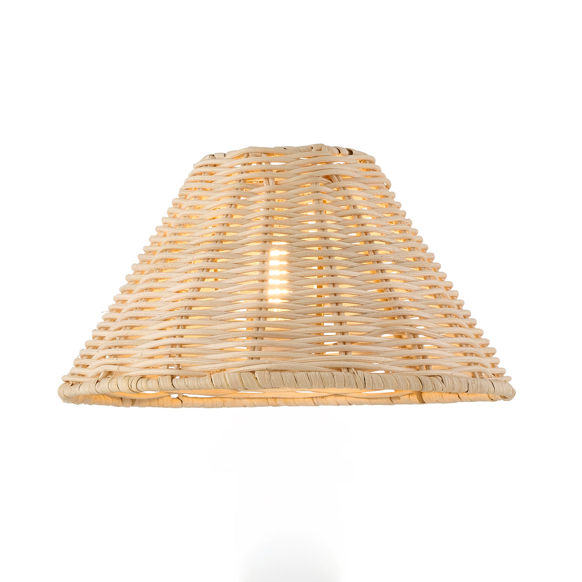 Endon Rattan 22cm Tapered Shade Natural rattan