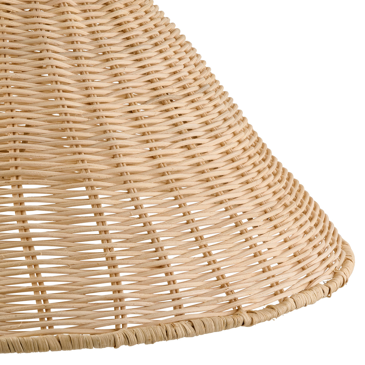 Endon Rattan 52cm Tapered Shade Natural rattan