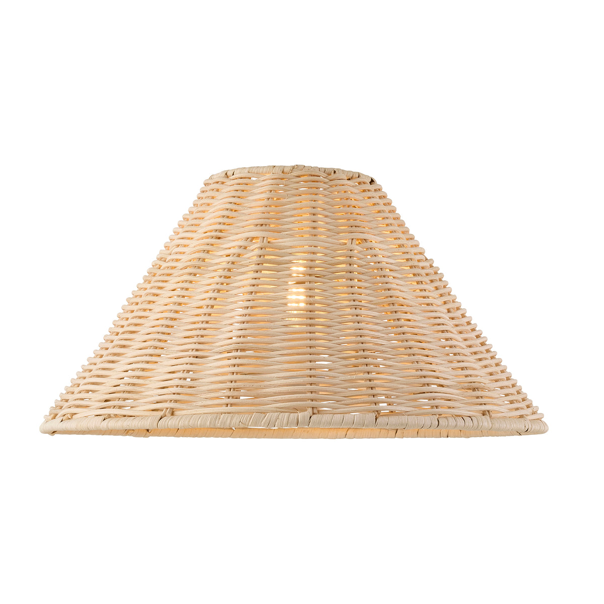 Endon Rattan 31cm Tapered Shade Natural rattan