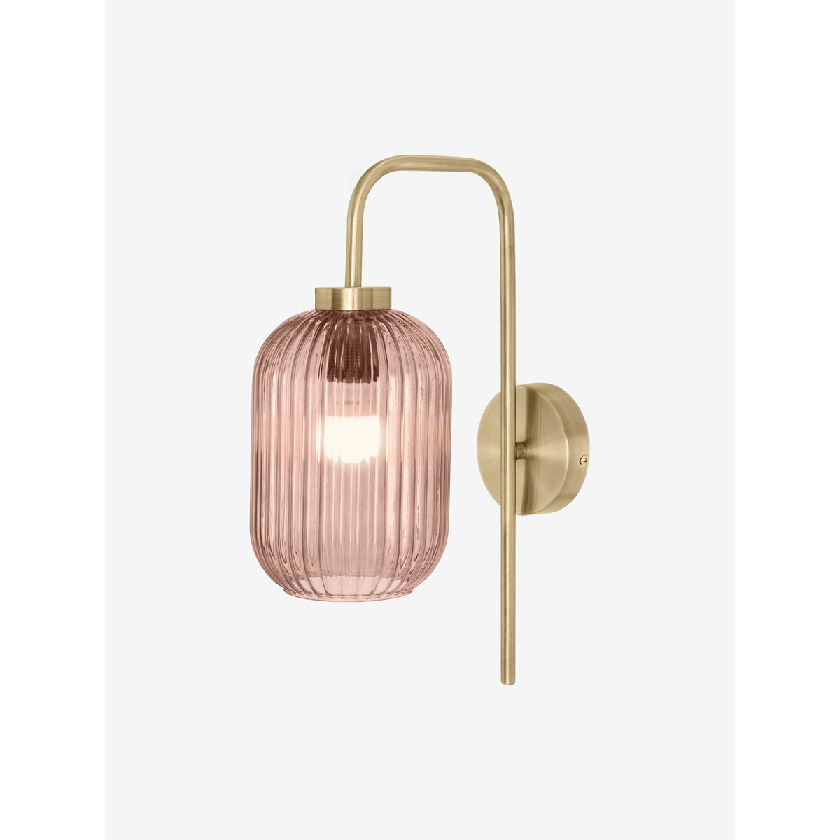 MADE.COM Briz Pink Wall Lamp