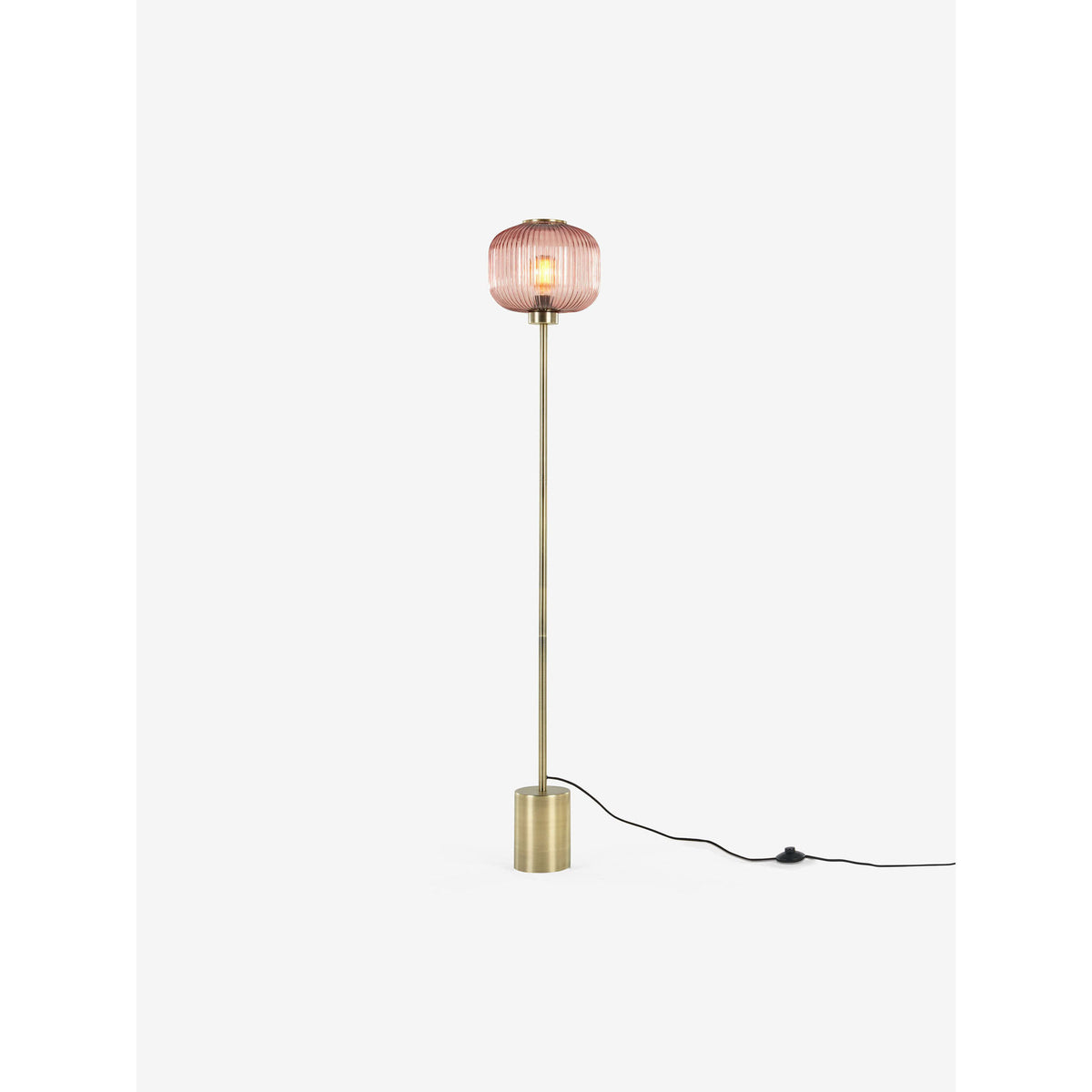 MADE.COM Briz Pink Floor Lamp