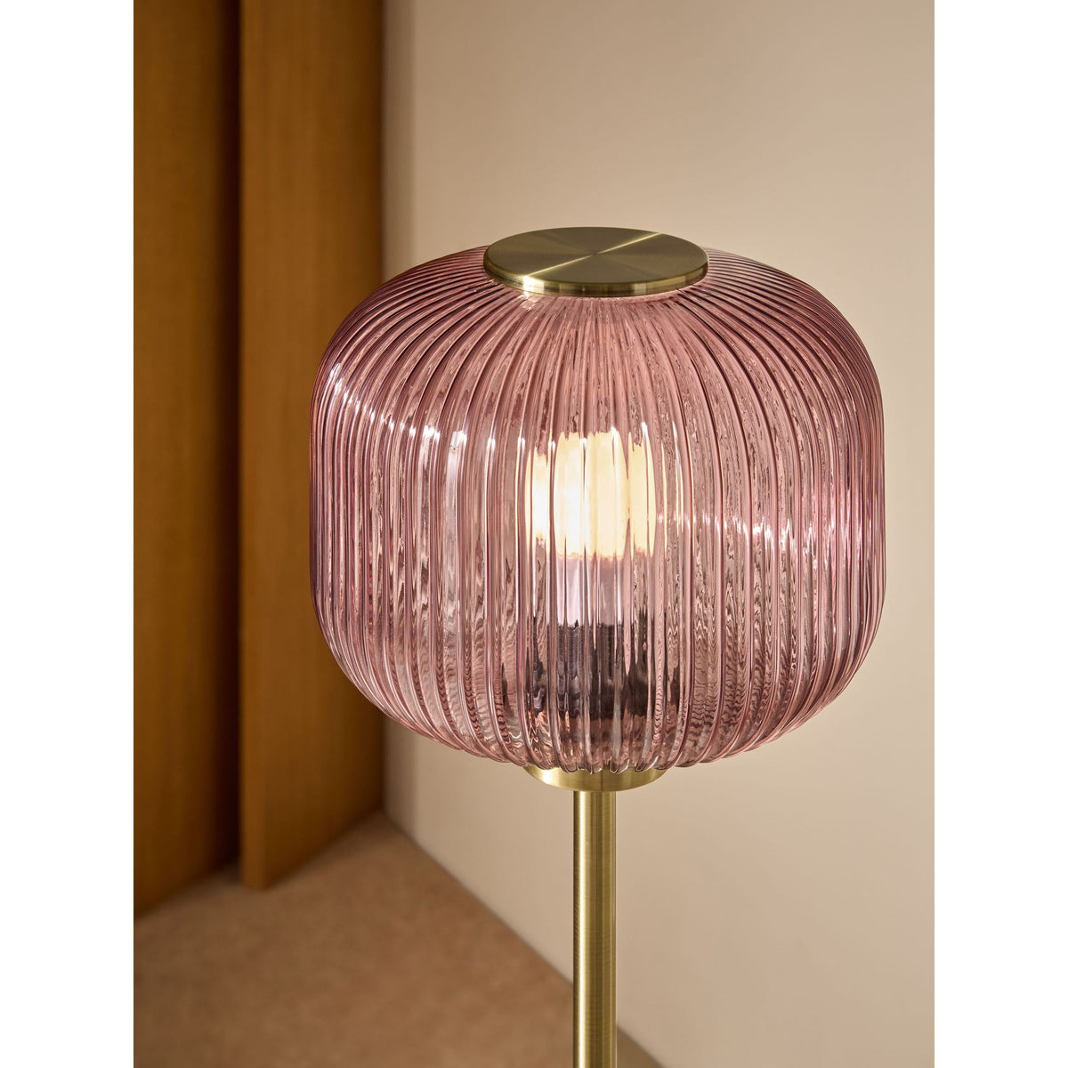 MADE.COM Briz Pink Floor Lamp