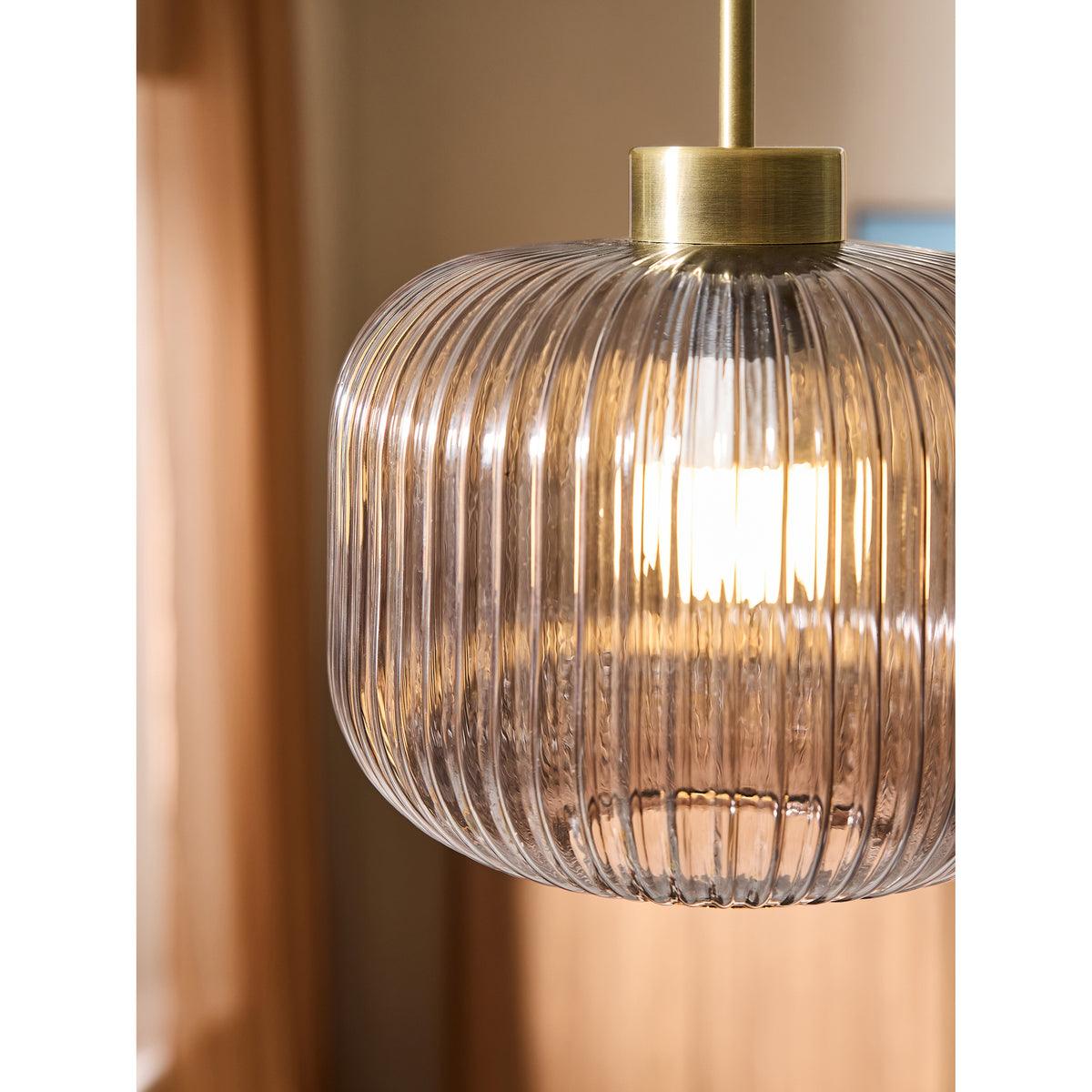 MADE.COM Briz Grey Ceiling Flush Fitting Light