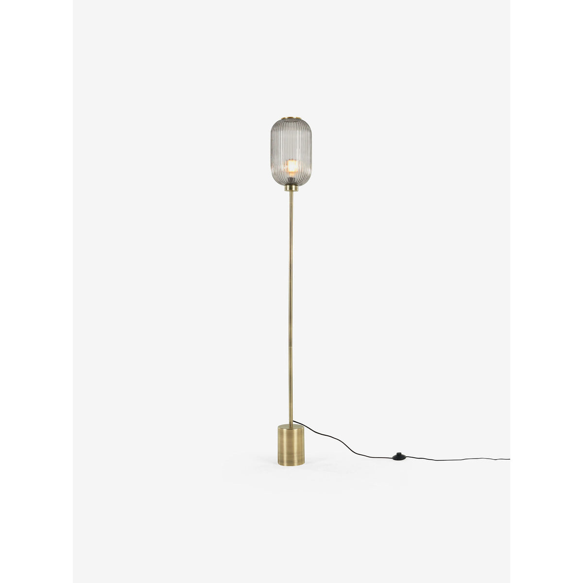 MADE.COM Briz Grey Floor Lamp