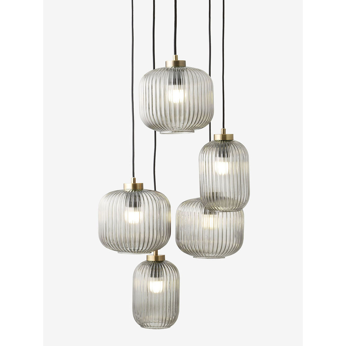 MADE.COM Grey Briz Ceiling Cluster Light