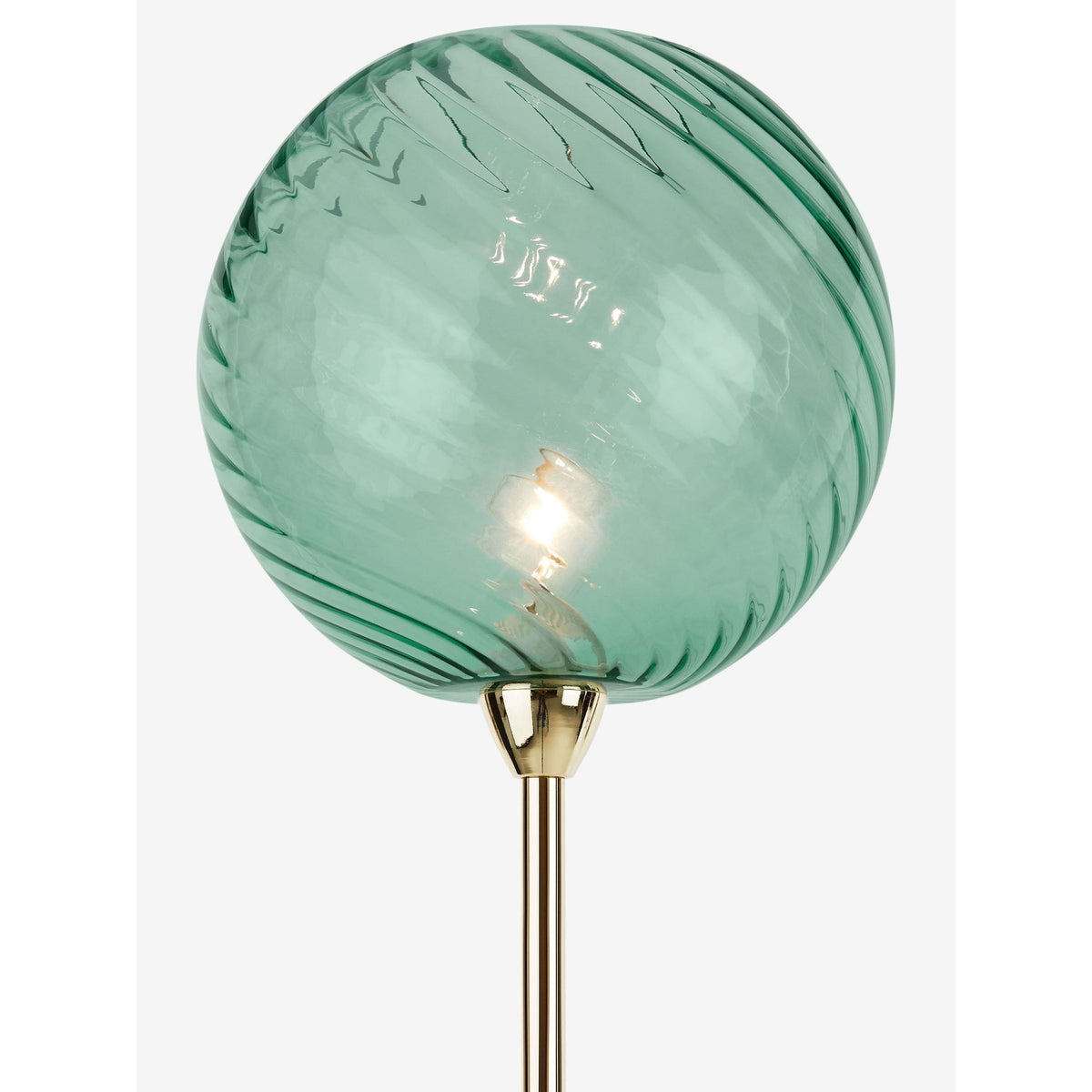 MADE.COM Blue/Brass Ilaria Floor Light