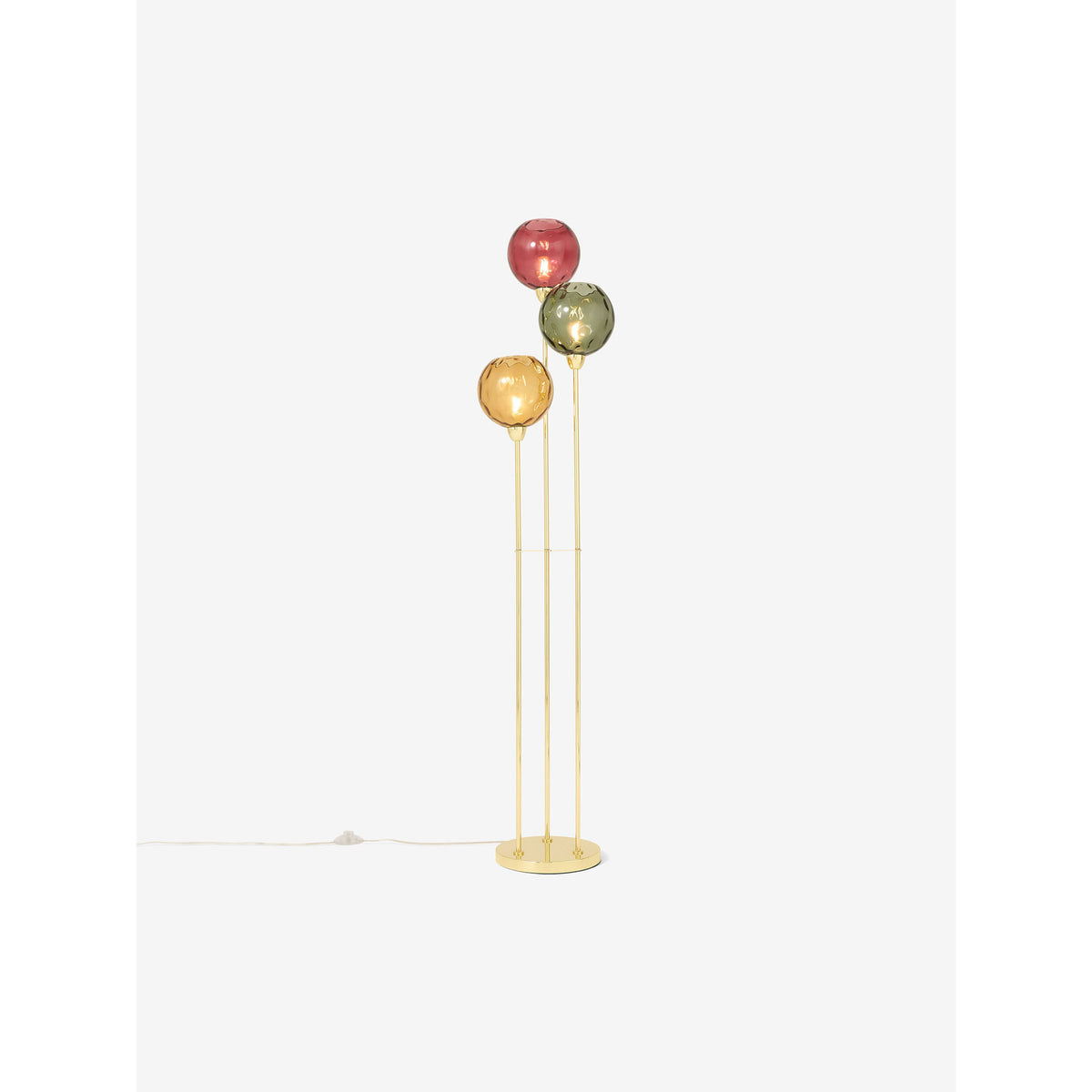 MADE.COM Green/Red Ilaria Floor Lamp