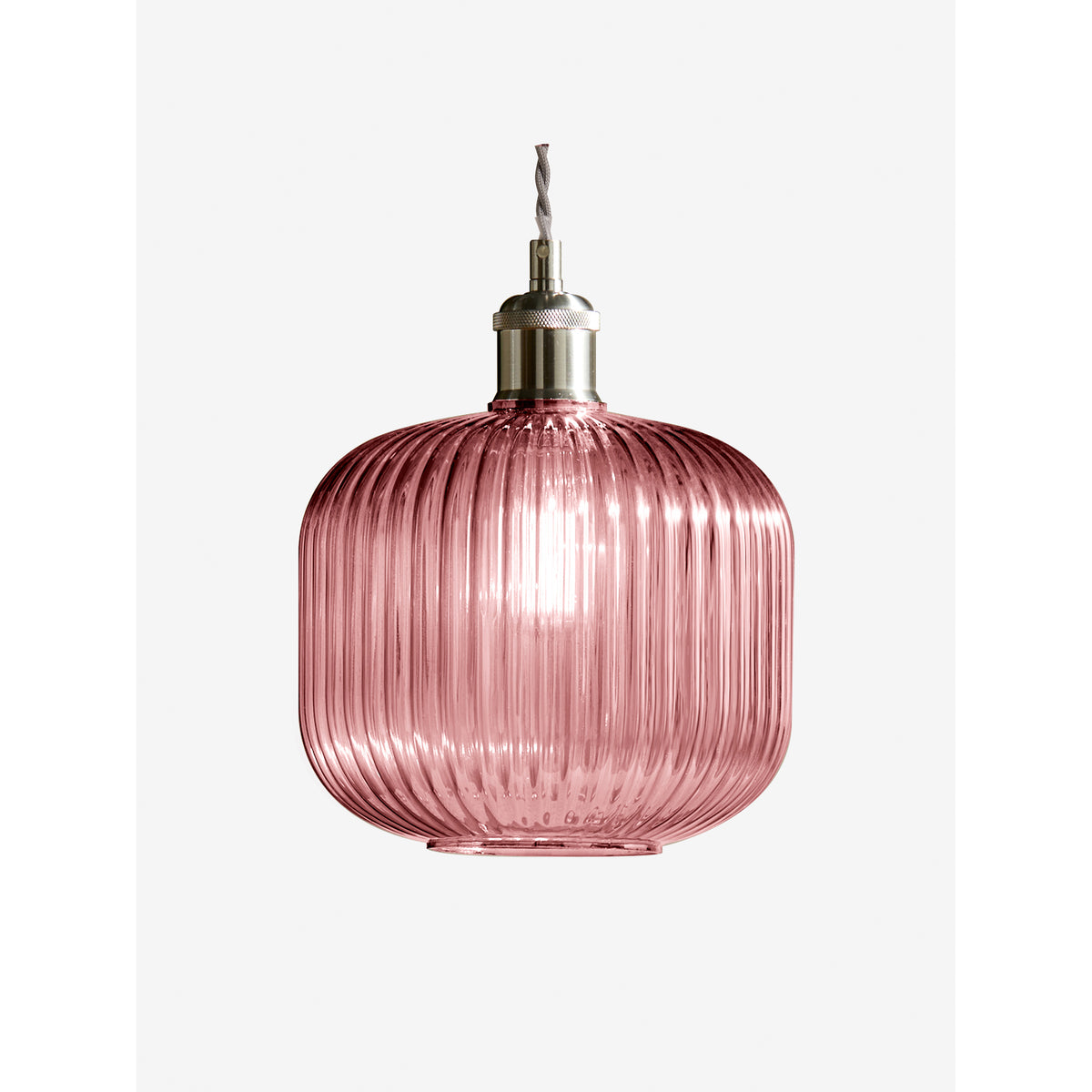 MADE.COM Pink Briz Glass EasyFit Shade