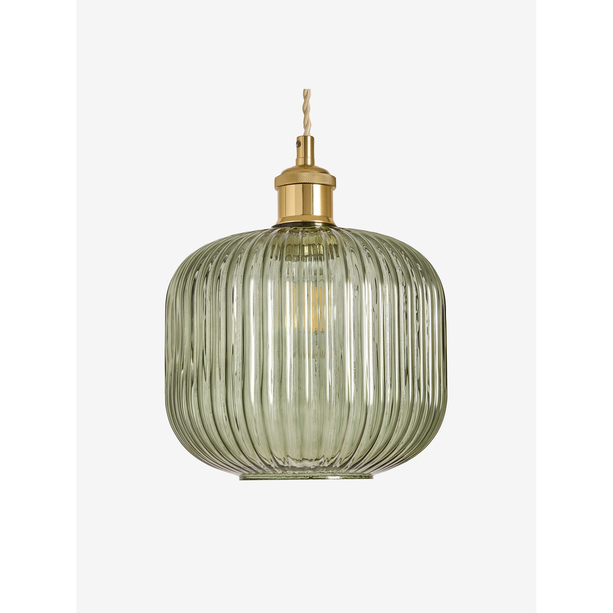 MADE.COM Green Briz Glass EasyFit Shade
