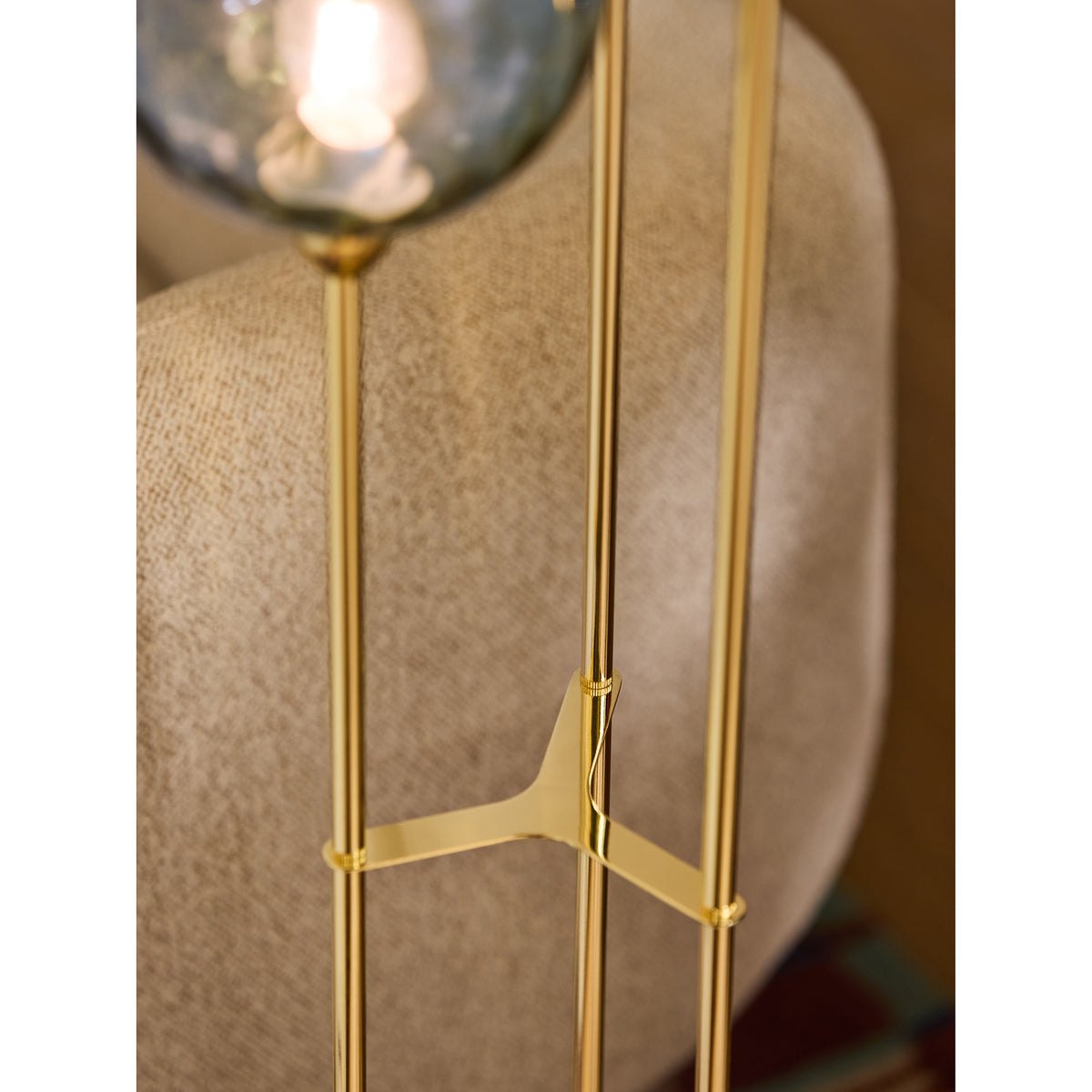MADE.COM Blue Ilaria Floor Lamp