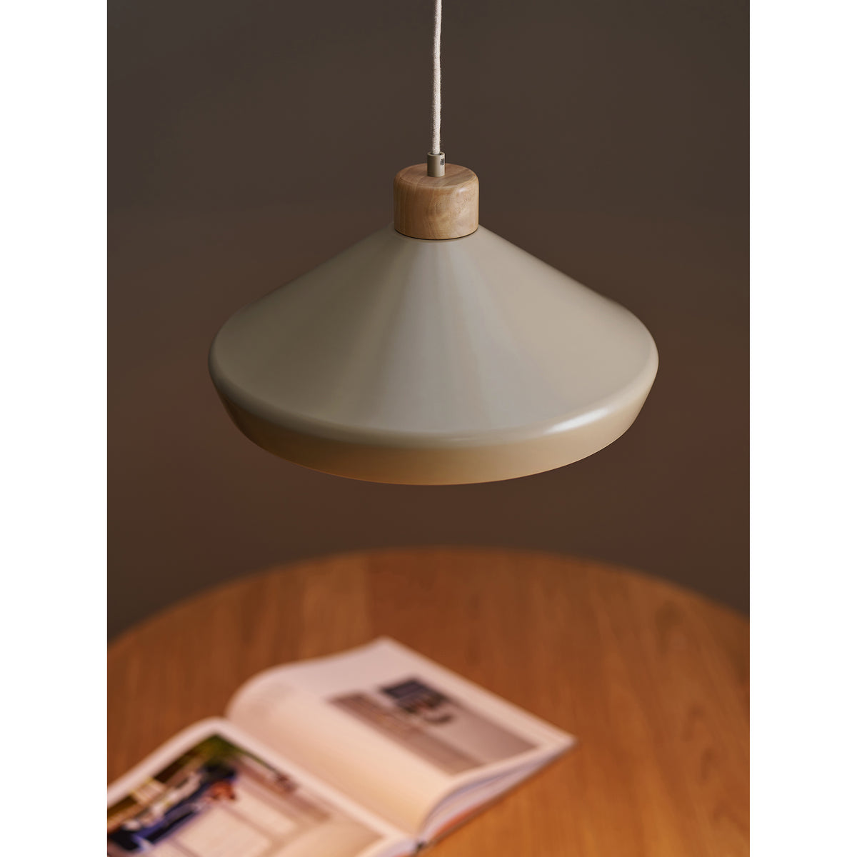 MADE.COM Cream Albert Pendant Ceiling Light