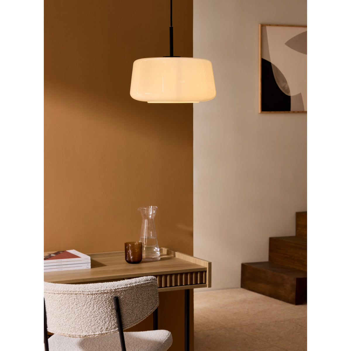 MADE.COM White Camilo Pendant Light