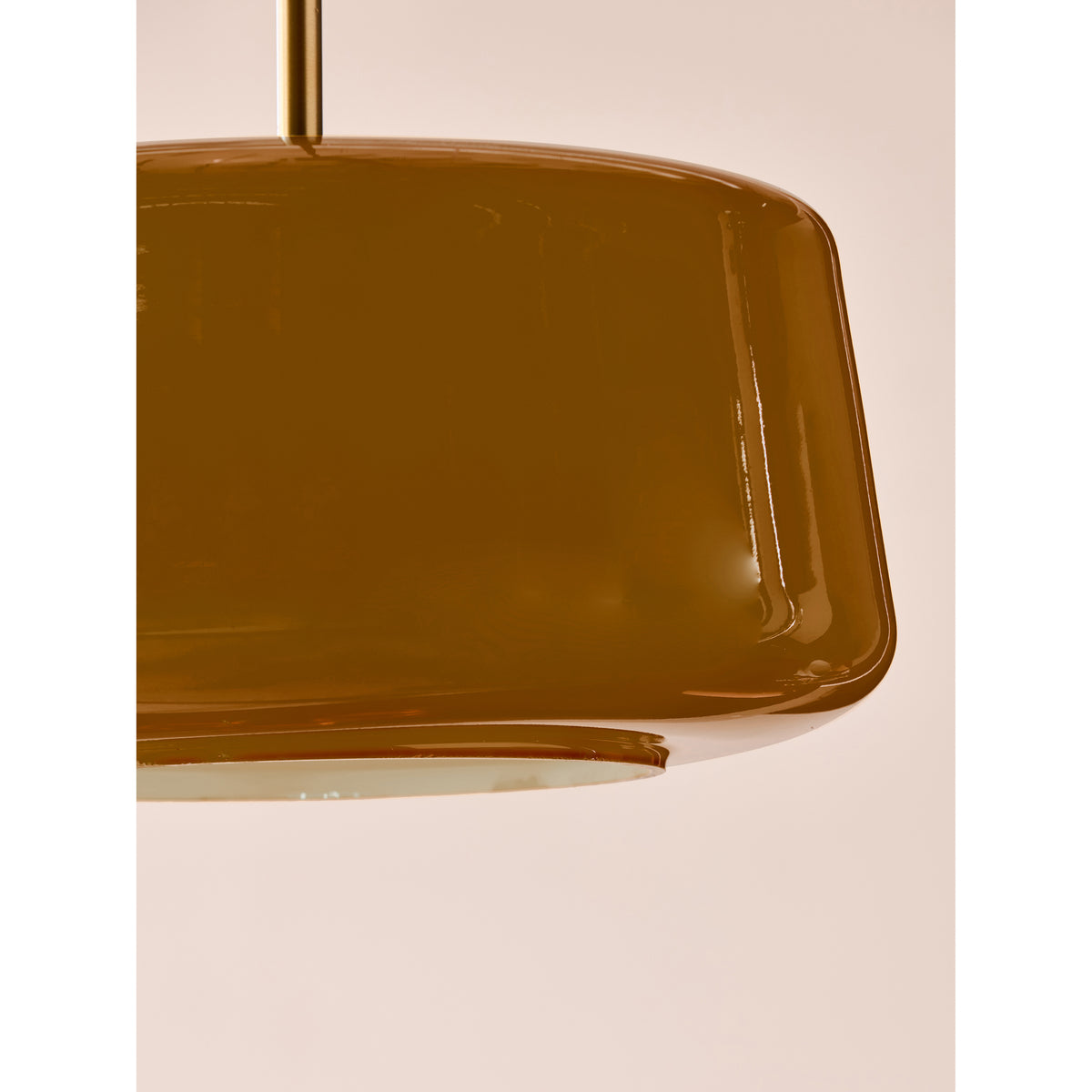 MADE.COM Amber Orange Camilo Pendant Light