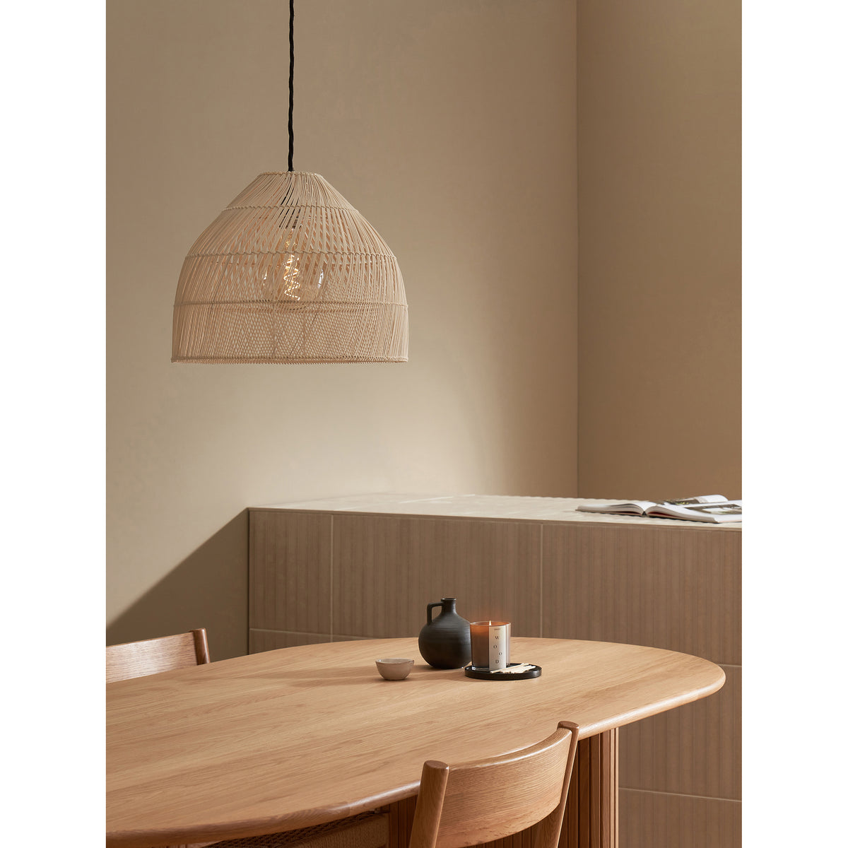 MADE.COM Natural Rattan Java Small Lamp Shade
