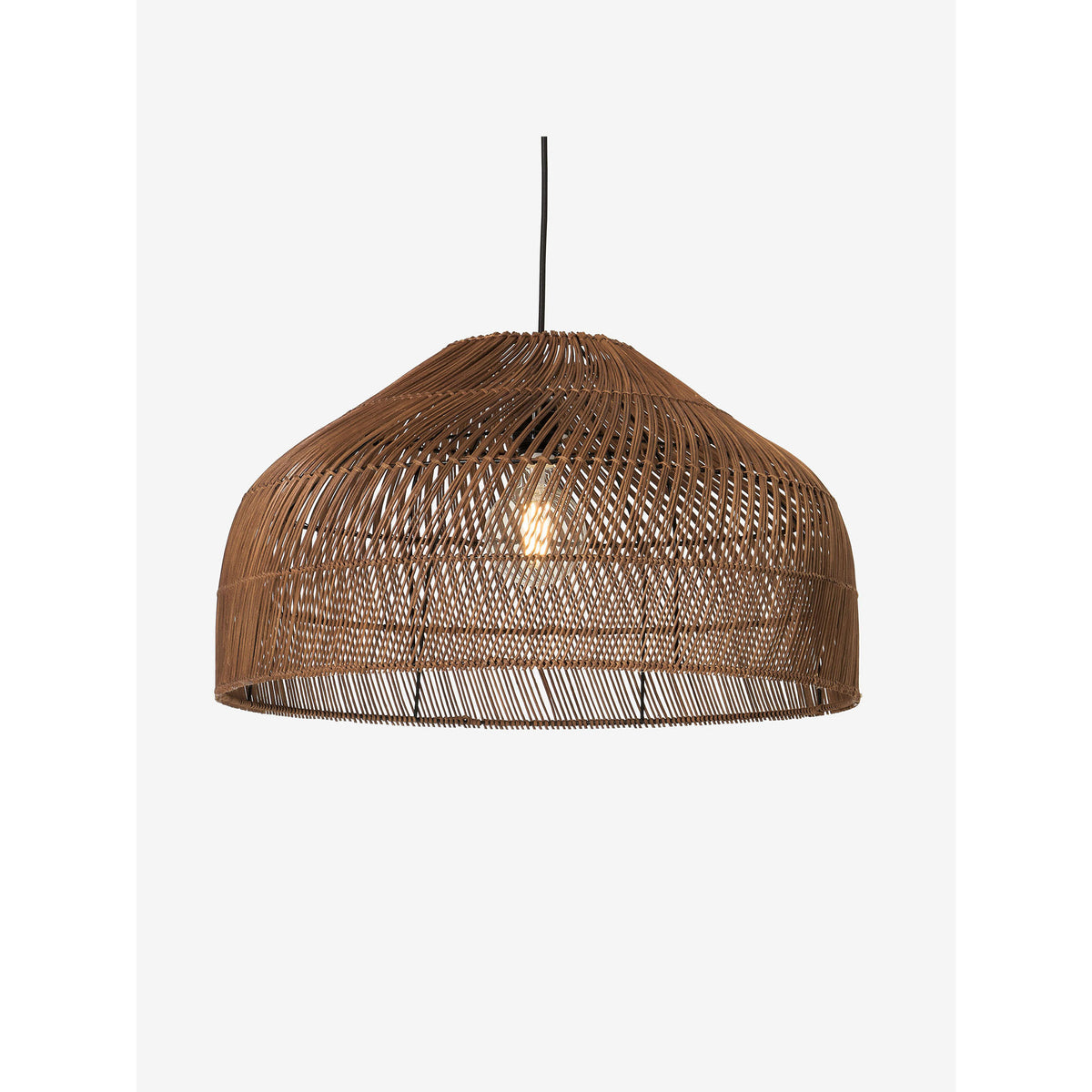 MADE.COM Dark Rattan Java Large Lamp Shade