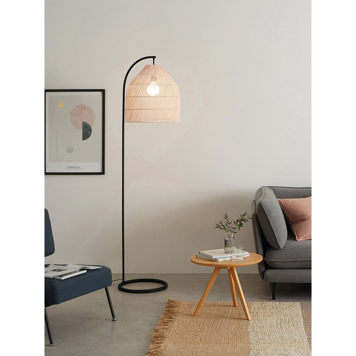 MADE.COM Natural Java Floor Lamp