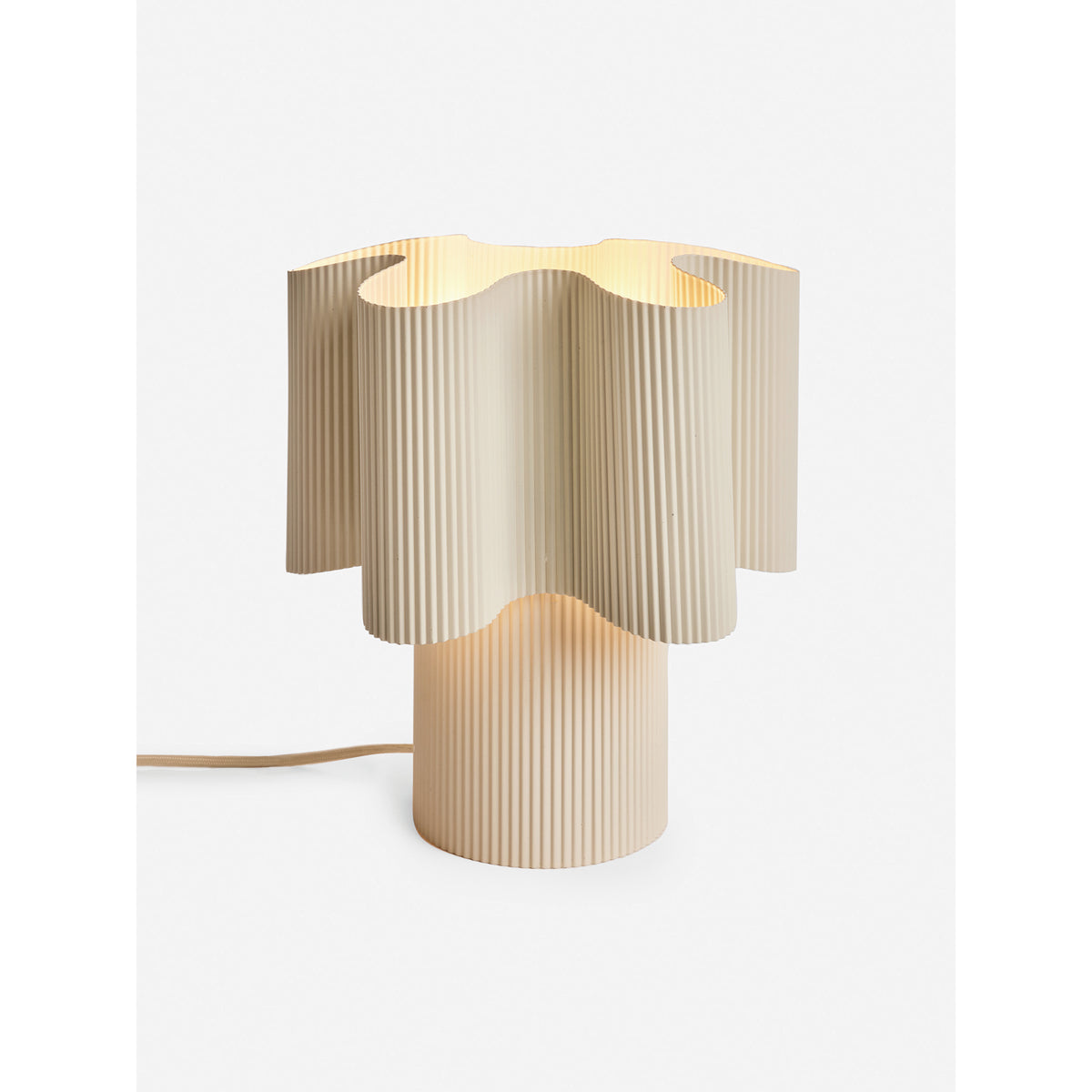 MADE.COM Cream Sydney Table Lamp