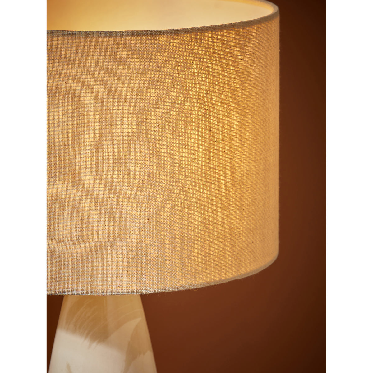 MADE.COM Cream Vince Ceramic Table Lamp