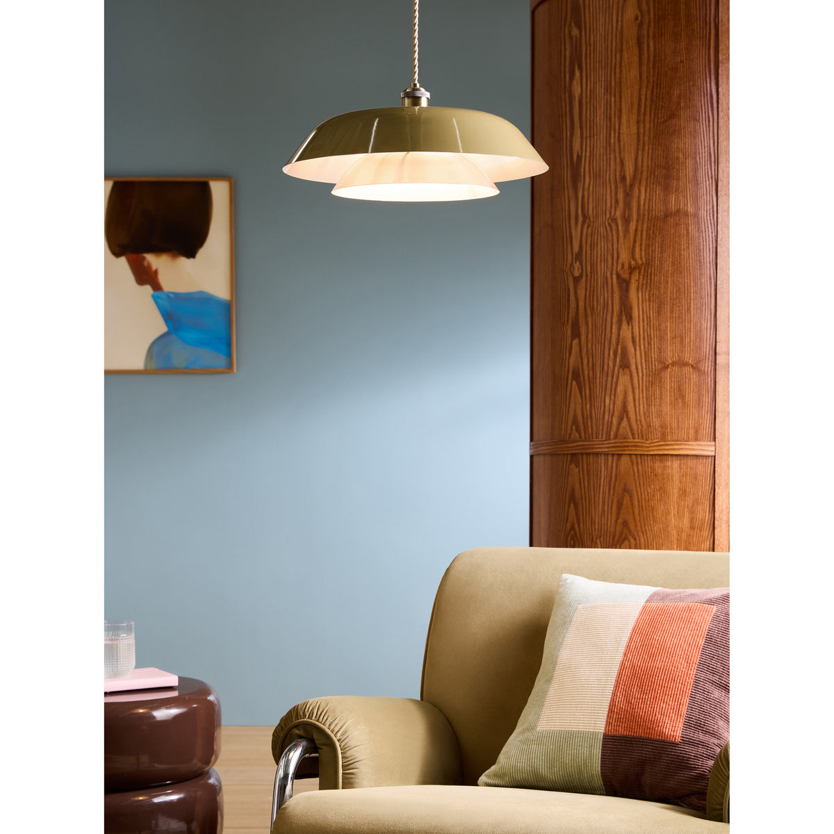MADE.COM Chrome Eero Easy Fit Shade