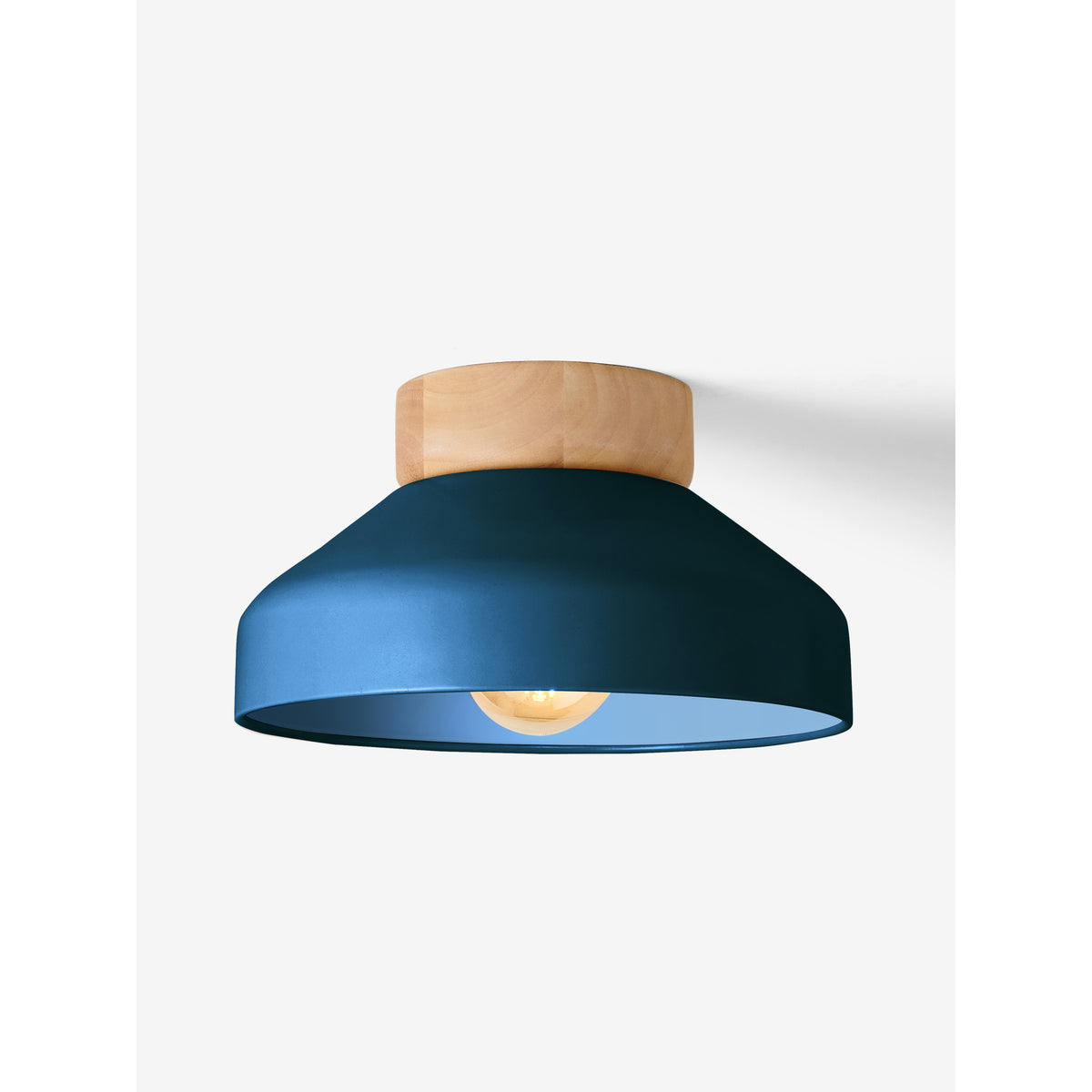 MADE.COM Navy Albert Flush Fitting Ceiling Light